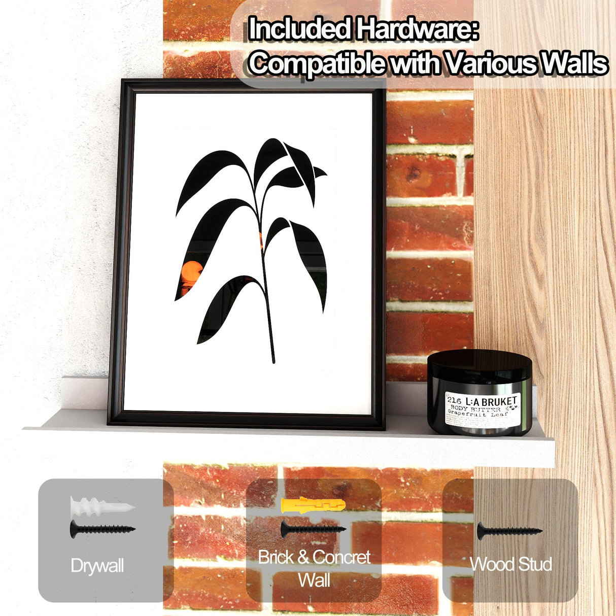 Solrot White Floating Shelves for Wall Decor, Wall Mounted Wood Storage Shelf for Bedroom, Living Room, Bathroom, Kitchen, Nursery, Display Picture Ledge Shelf with Lip Set of 2-14 Inches, White Solrot