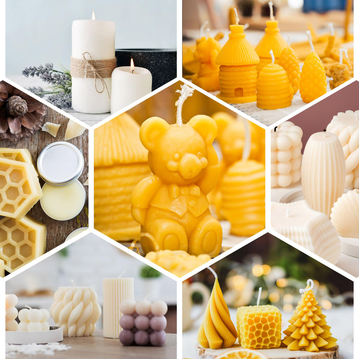 FROKO White Natural Beeswax Pellets 1LB, Organic Beeswax, Beeswax for Candle Making, Body, Skin Care DIY, Lip Balm, Soap and Lotion Making Supplies FROKO
