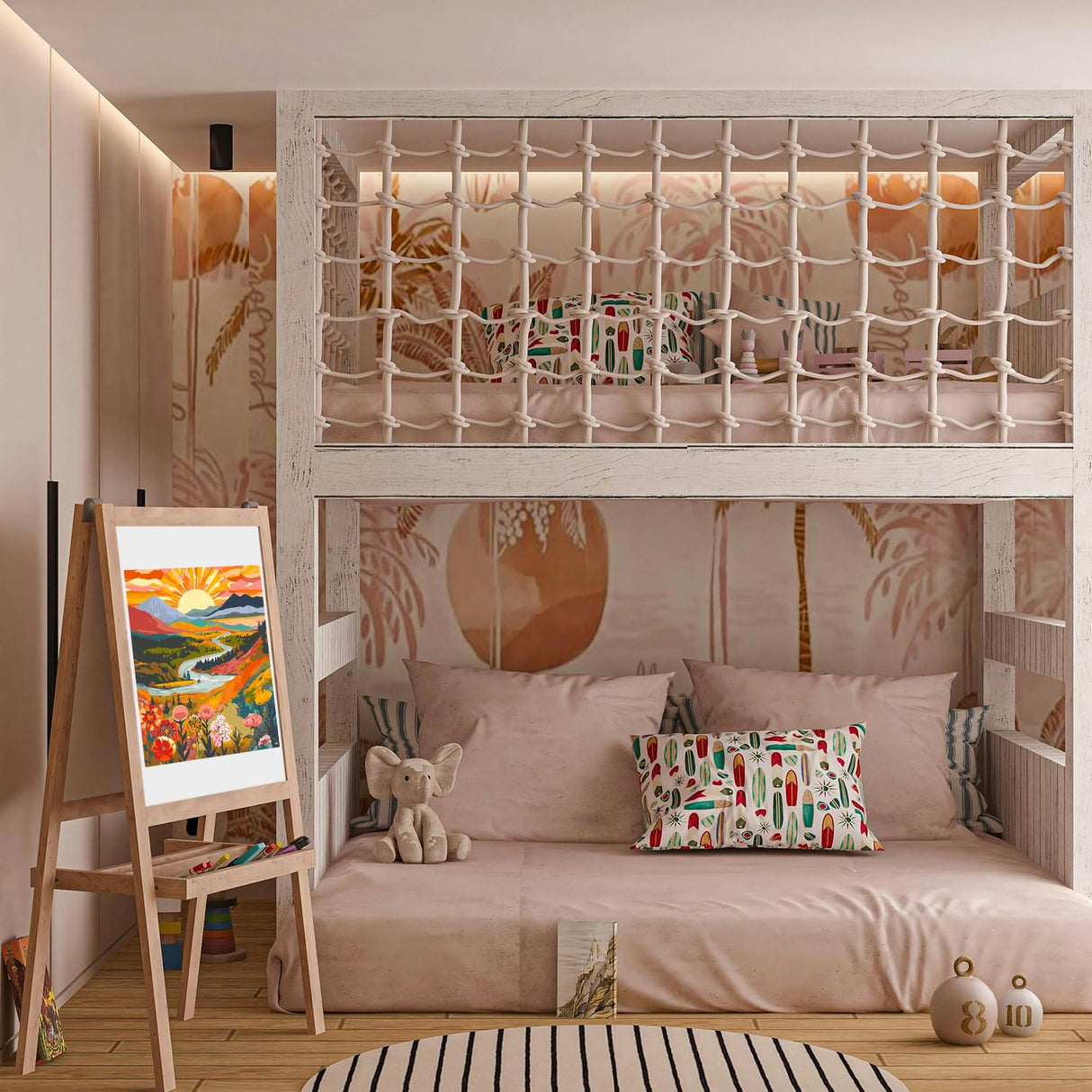 NPCSWXQ Diamond Painting Landscape,5D Diamond Painting Kits for Adults Beginners, DIY Full Drill Diamond Painting Sunrise Mountains and Rivers Painting for Home Wall Bedroom Decor Gifts 12x16Inch NPCSWXQ