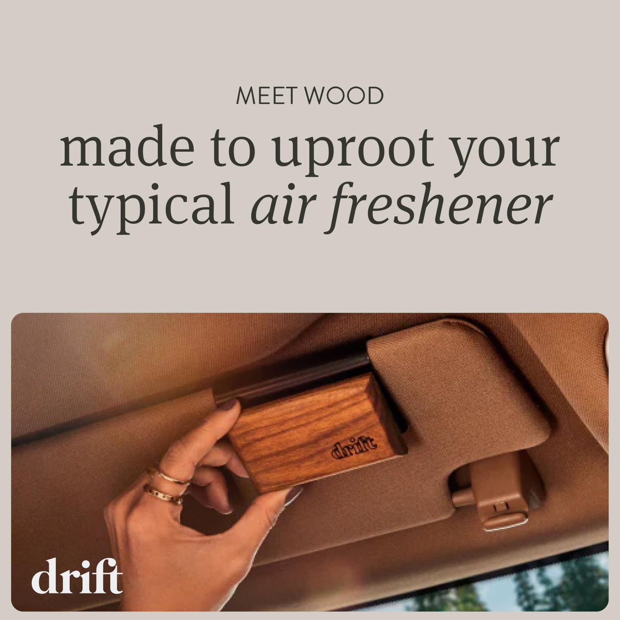 Drift on Amazon Wood Air Freshener Starter Kit- Variety 3 Pack drift