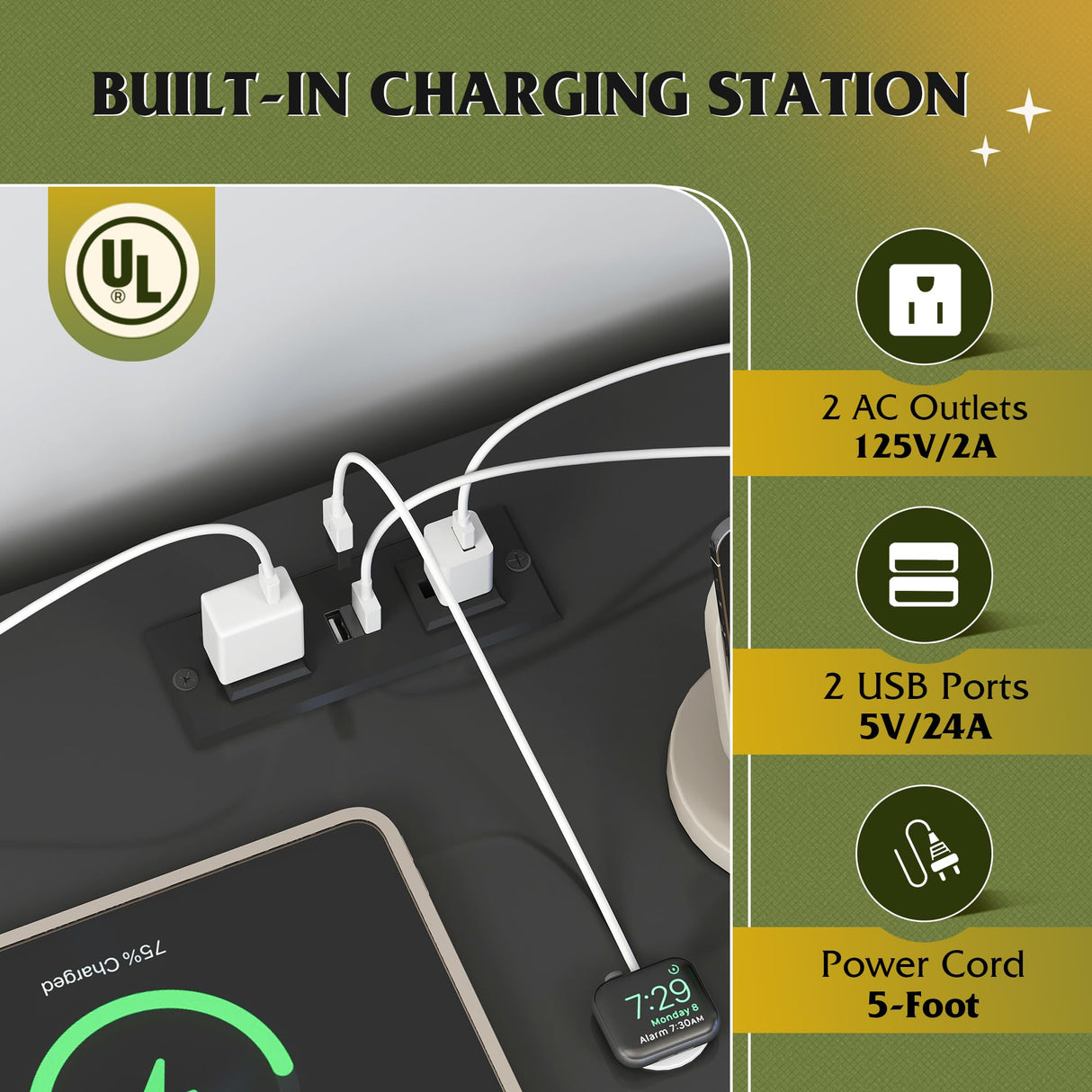 WLIVE 9 Drawer Led Dresser for Bedroom, 58.35'' Wide Wood Dresser Storage Organizer with Power Outlets for 65'' TV, Dressers with Open Shelves, Chest of Drawers for Closet, Living Room, Light Oak WLIVE