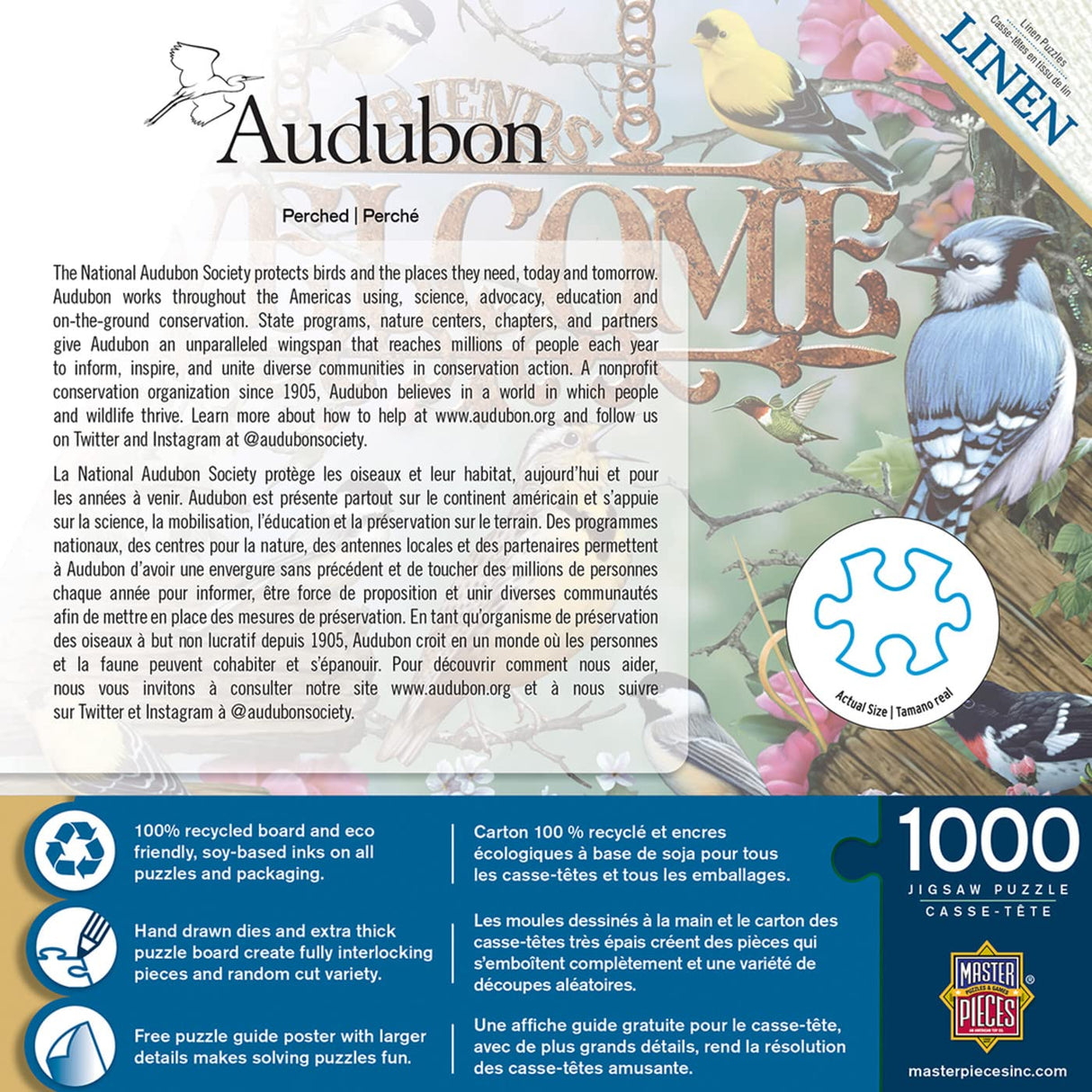 MasterPieces 1000 Piece Jigsaw Puzzle for Adults, Family, Or Youth - Perched - 19.25"x26.75" Masterpieces