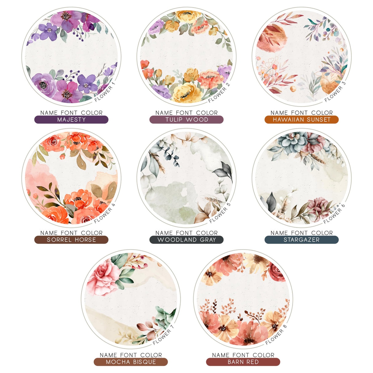 Personalized Round Wooden 3D Name Sign for Nursery Wall Decor, 5 Sizes, 5 Fonts Options, 3D Custom Round Nursery Name Sign, Personalized Baby Name Amazing Items