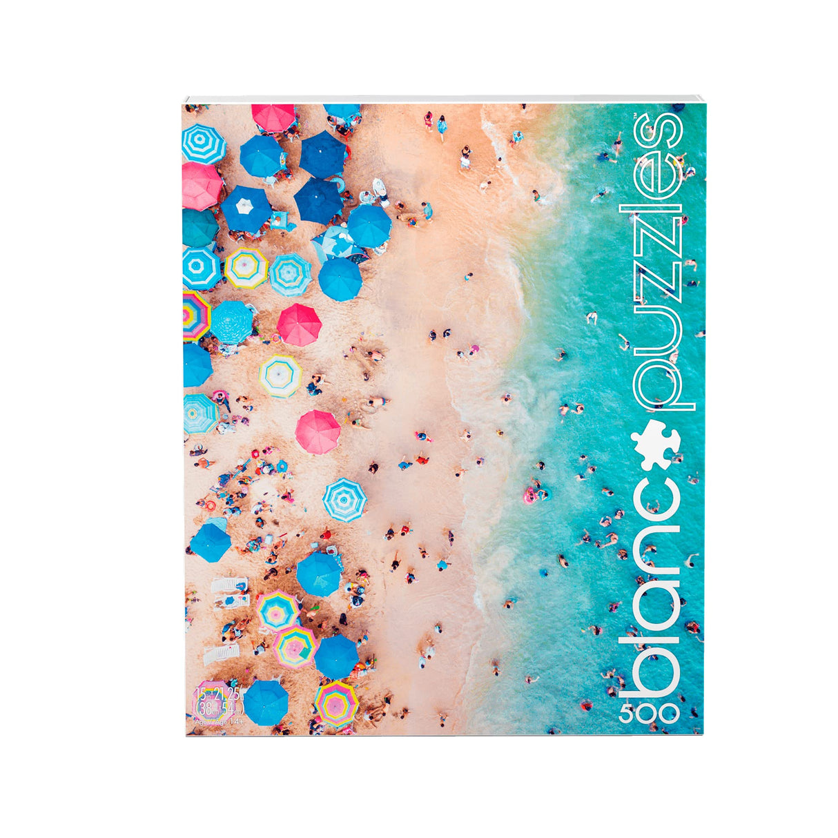 Buffalo Games - blanc - Day at The Beach, Mexico - 500 Piece Jigsaw Puzzle , White Blanc
