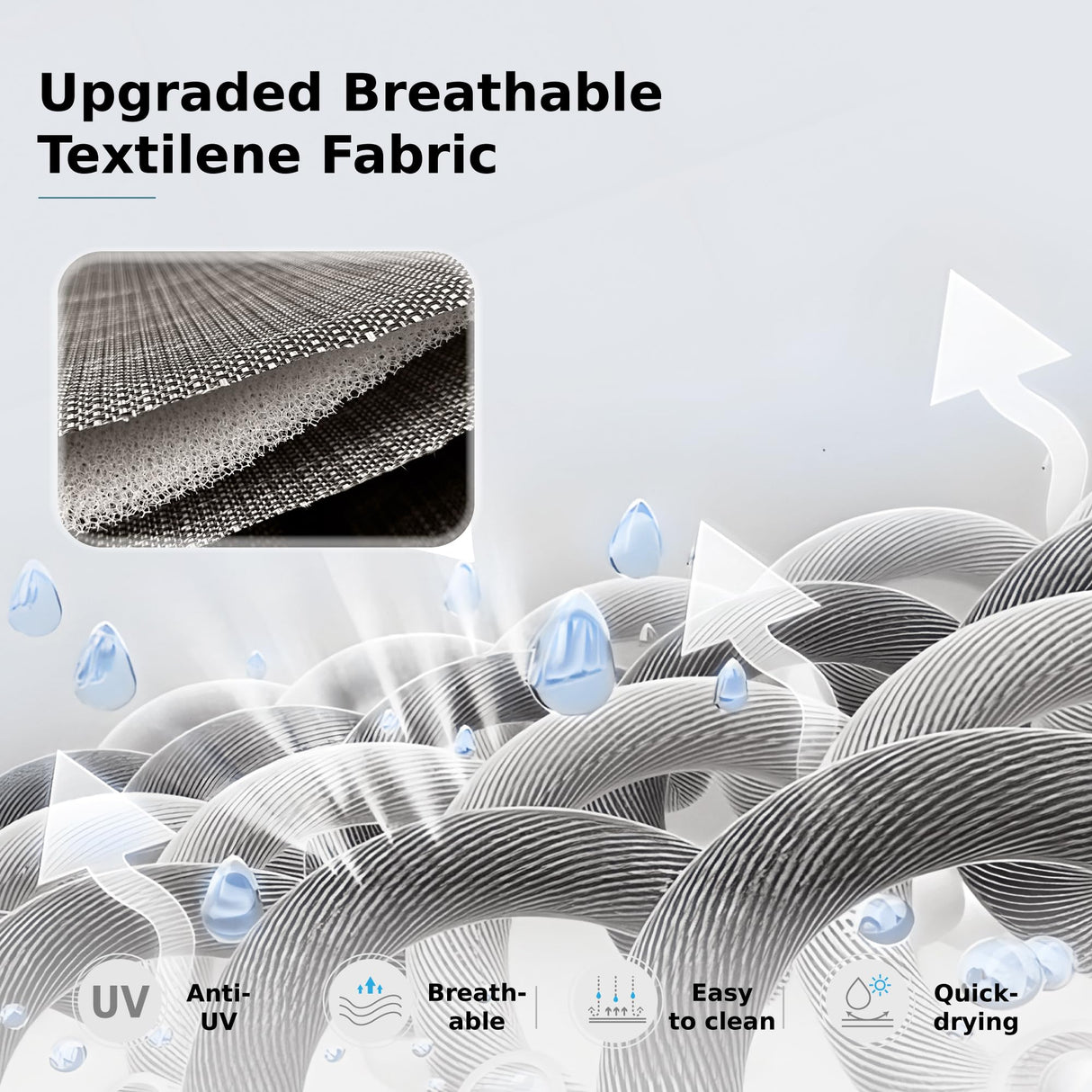 MFSTUDIO Patio Table and Chairs Set, Patio Dining Set for 8 with Umbrella Hole, 9 Piece Outdoor Patio Furniture Set for Deck/Backyard/Poolside/Garden MFSTUDIO