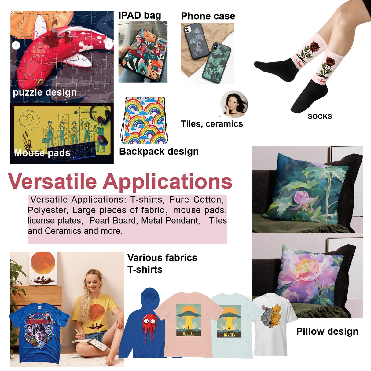 16x24 Semi-Automatic Heat Press Machine with Auto Open and Slide-Out Base (Pink+White, 13'' x 18'' (33 x 45cm)) ZJBFXY88