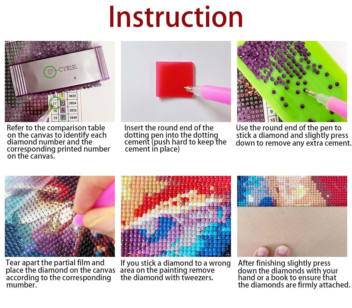 4 Pack 5D Diamond Art Kits for Adults-Premium Canvas Without Creases-Easy Diamond Painting Kits for Adults-Cats,Elephants,Tropical Fish,Unicorns,Themes for DIY Craft and Home Decor.A001 Vibeascomfotaler