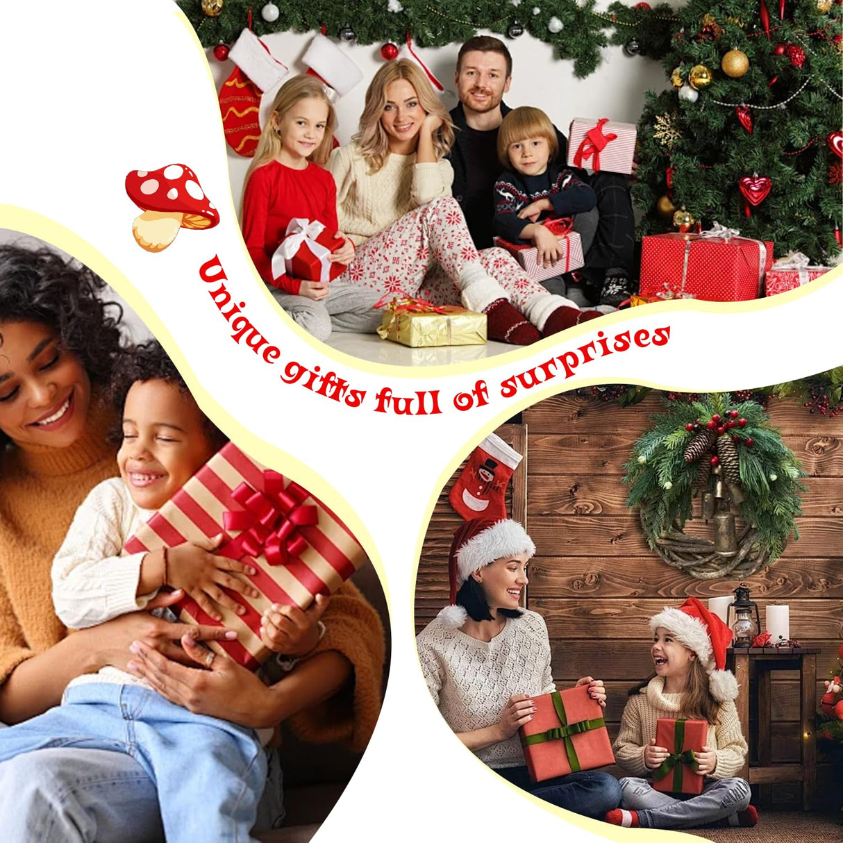 EWJRNSF 6 PCS 5D Diamond Painting Coasters Kits with Holder, Small Diamond Art Kits for Adults Beginners Diamond Dots Arts and Crafts Gems Supplies Item Mushroom Shaped EWJRNSF