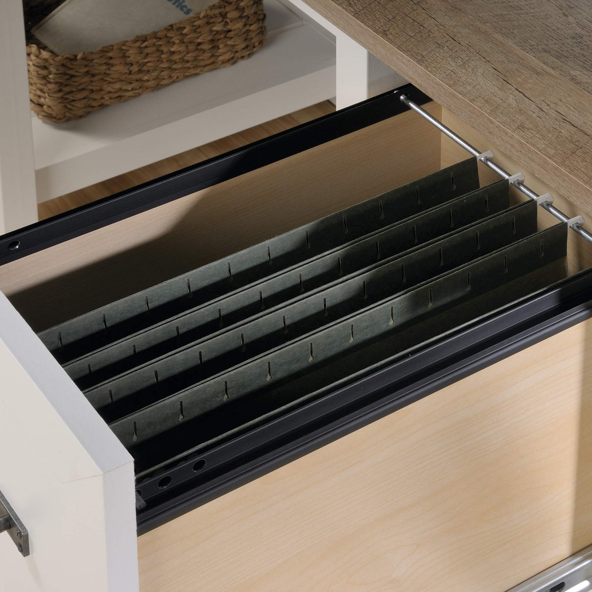 Sauder Cottage Road Desk, Soft White finish Sauder