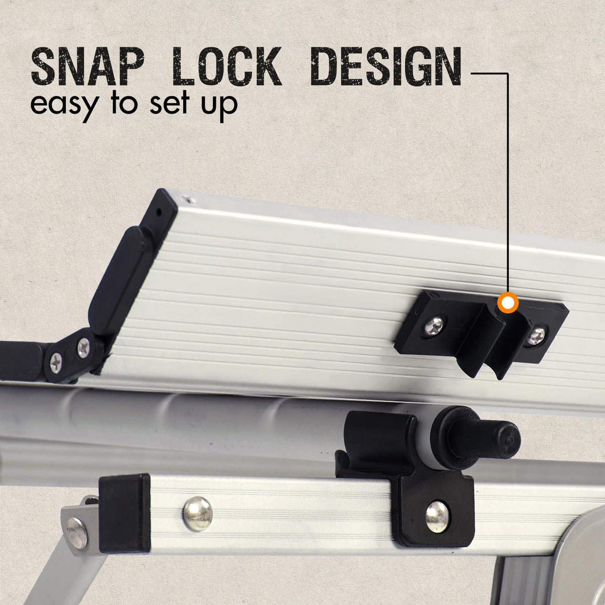 PORTAL Outdoor Folding Portable Picnic Camping Table with Adjustable Height Aluminum Roll Up Table Top Mesh Layer, Silver PORTAL