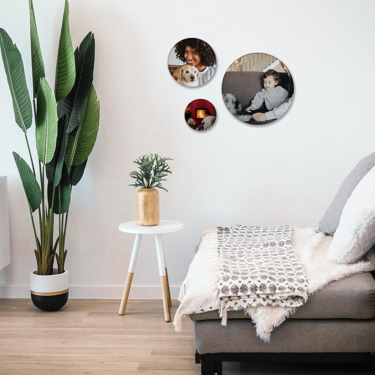 Muka 50Pcs 4.2 Inch Round Sublimation Blank Aluminum Stickers, Aluminum Sheets for Picture Frame Ornament Blank Metal Sign Muka