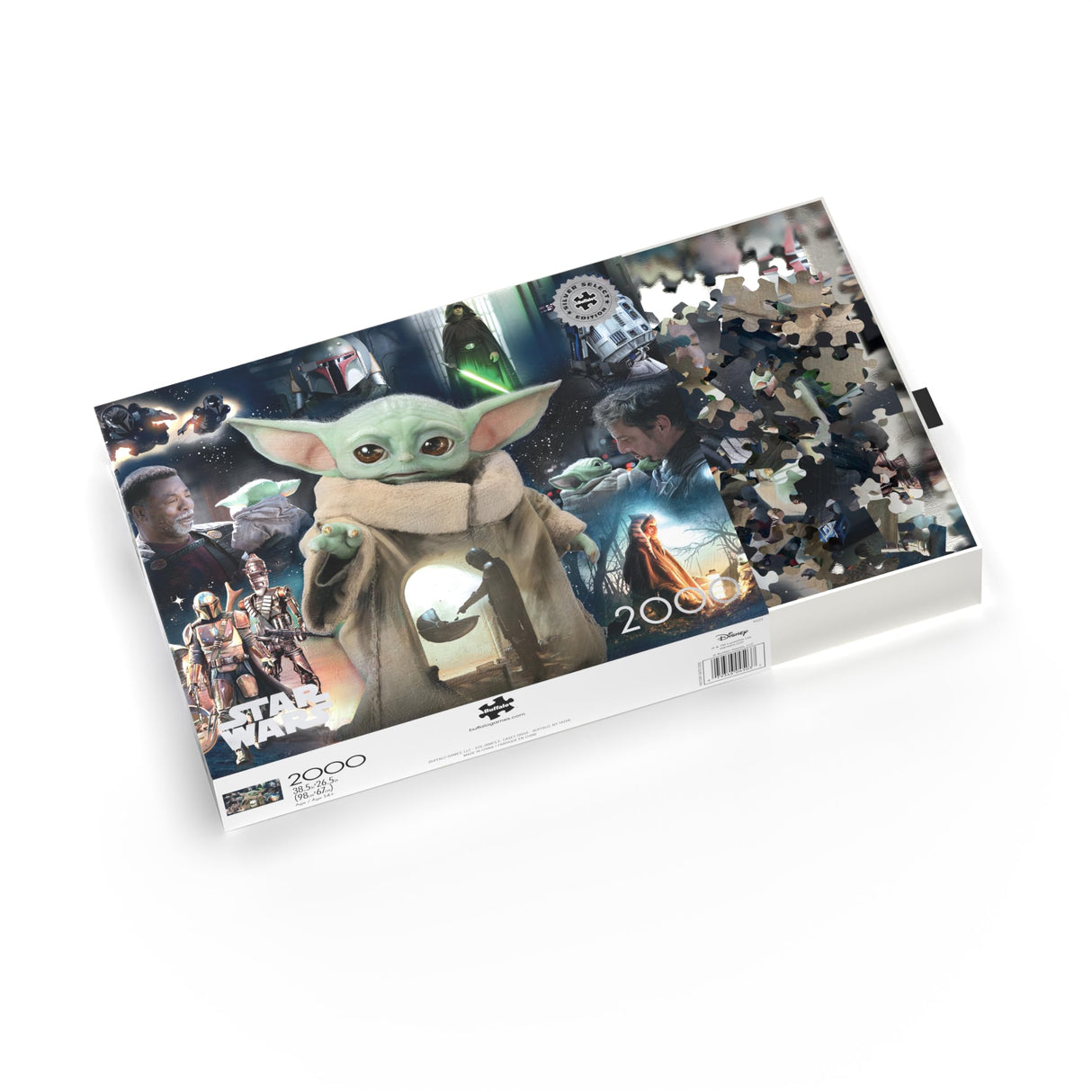 Buffalo Games - Star Wars - Grogu's Journey - 2000 Piece Jigsaw Puzzle for Adults -Challenging Puzzle Perfect for Game Nights - Finished Size is 38.50 x 26.50 Buffalo Games