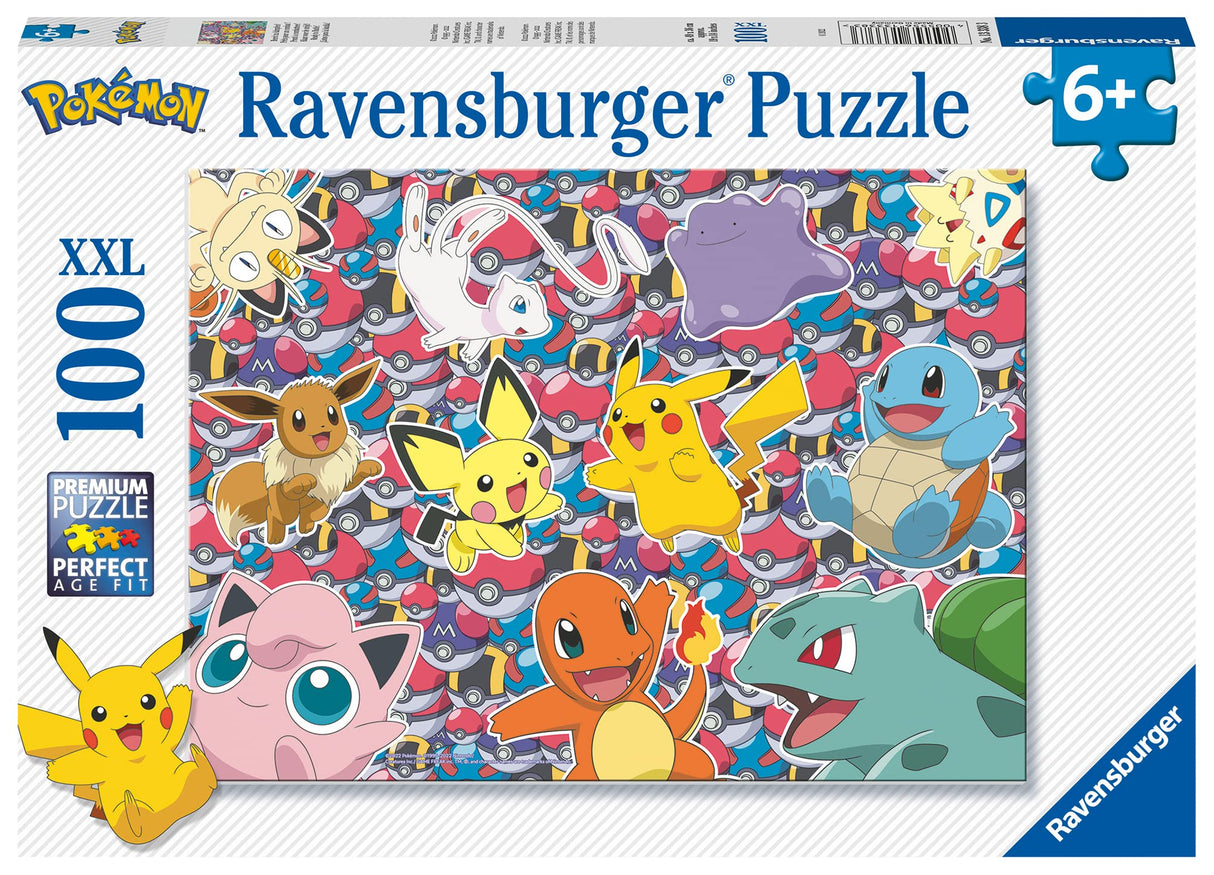 Ravensburger Pokemon Jigsaw Puzzles for Kids Age 6 Years Up - XXL 100 Pieces - Pikachu Toys Ravensburger