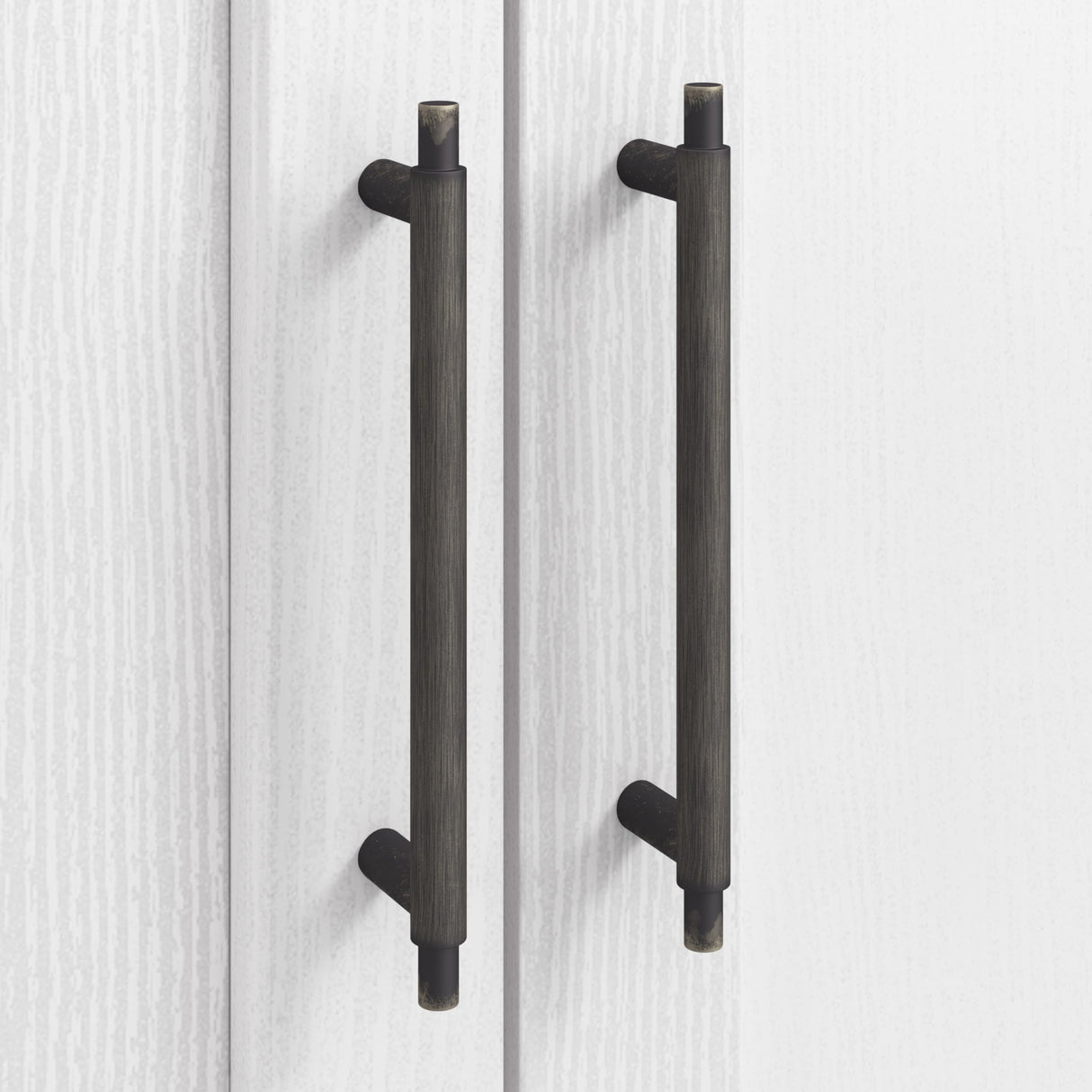 Bush Furniture Key West Small Storage Cabinet with Doors and Shelves in Pure White Oak, 2 Door Accent Chest for Home Office, Living Room, Entryway Bush Business Furniture