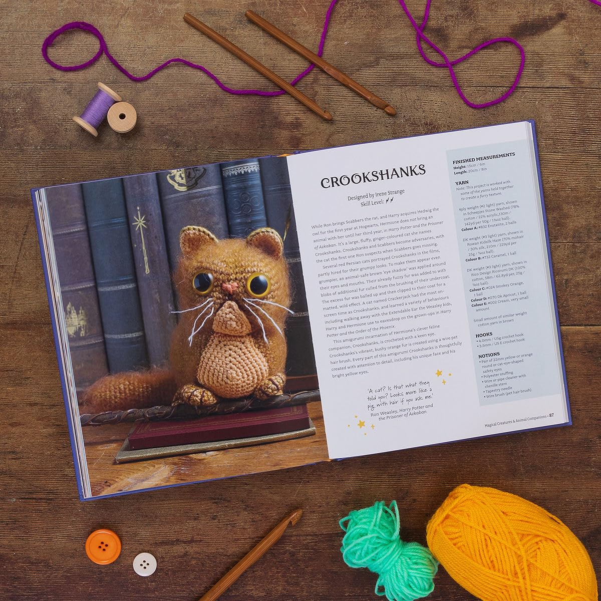 Harry Potter: The Official Book of Crochet Amigurumi WoodArtSupply