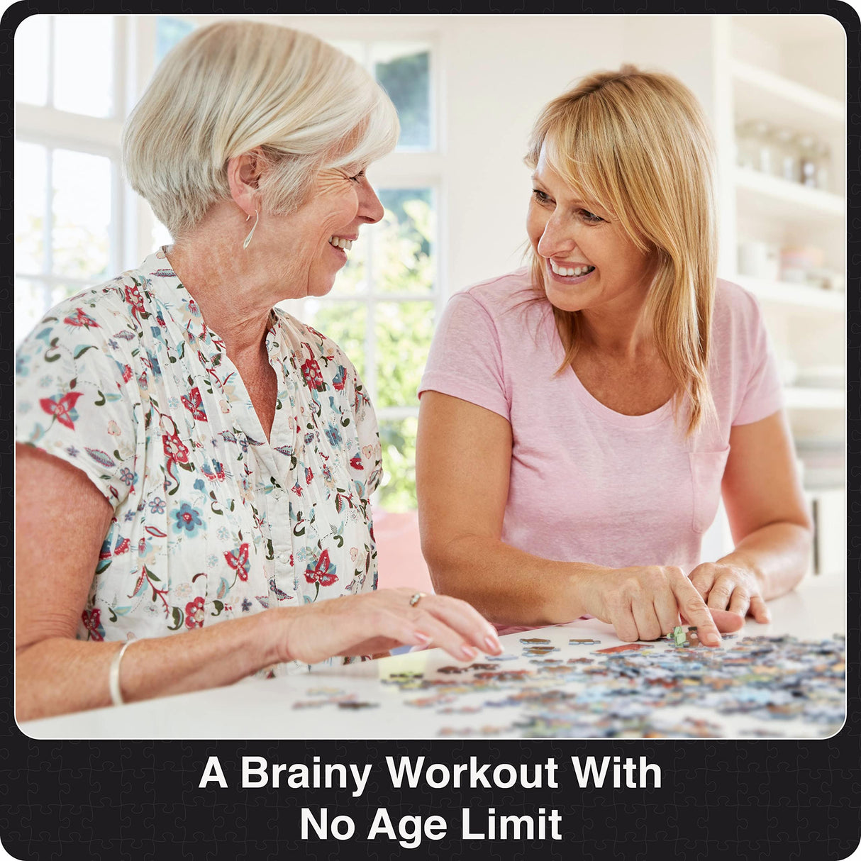 A2PLAY Dog Puzzles for Adults 1000 Piece, Get Your Paws on This Adult Dog Jigsaw Puzzle & Fun Fact Poster, Skill Level: Difficult, Premium Recyclable Materials, 27.5 x 19.7 in A2PLAY