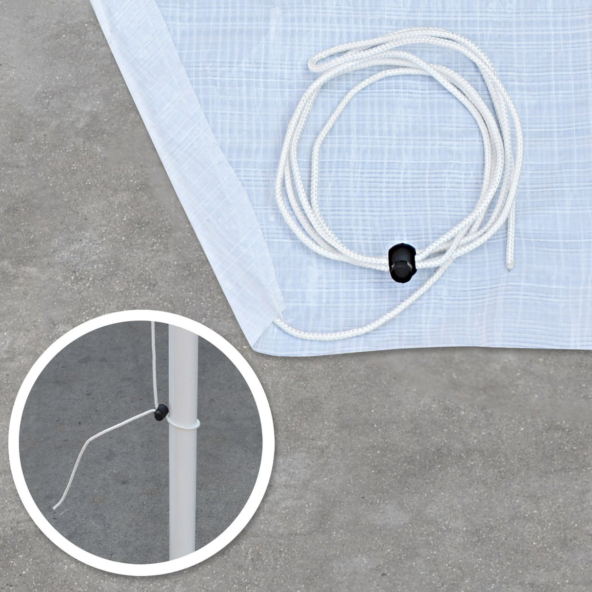 BenefitUSA 10'x20' Carport Replacement Canopy Garage Top Tarp Shelter Cover, Canopy ONLY (w/Edge) Benefit