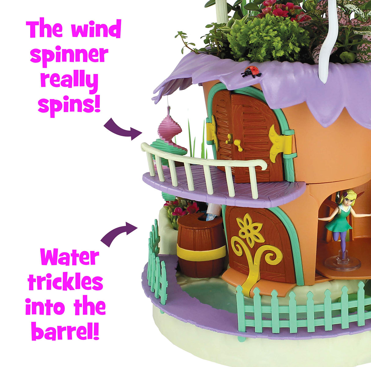 My Fairy Garden — Nature Cottage Toy Figurine and Plant Kit — Grow Your Own Magical Garden with Fairy Isla — Ages 4+ PlayMonster