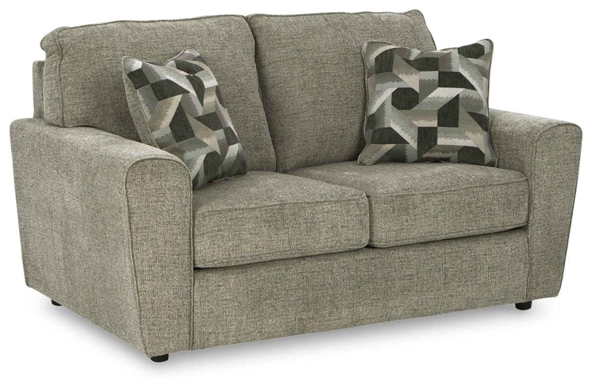 Signature Design by Ashley Cascilla Casual Loveseat, Light Gray Signature Design by Ashley