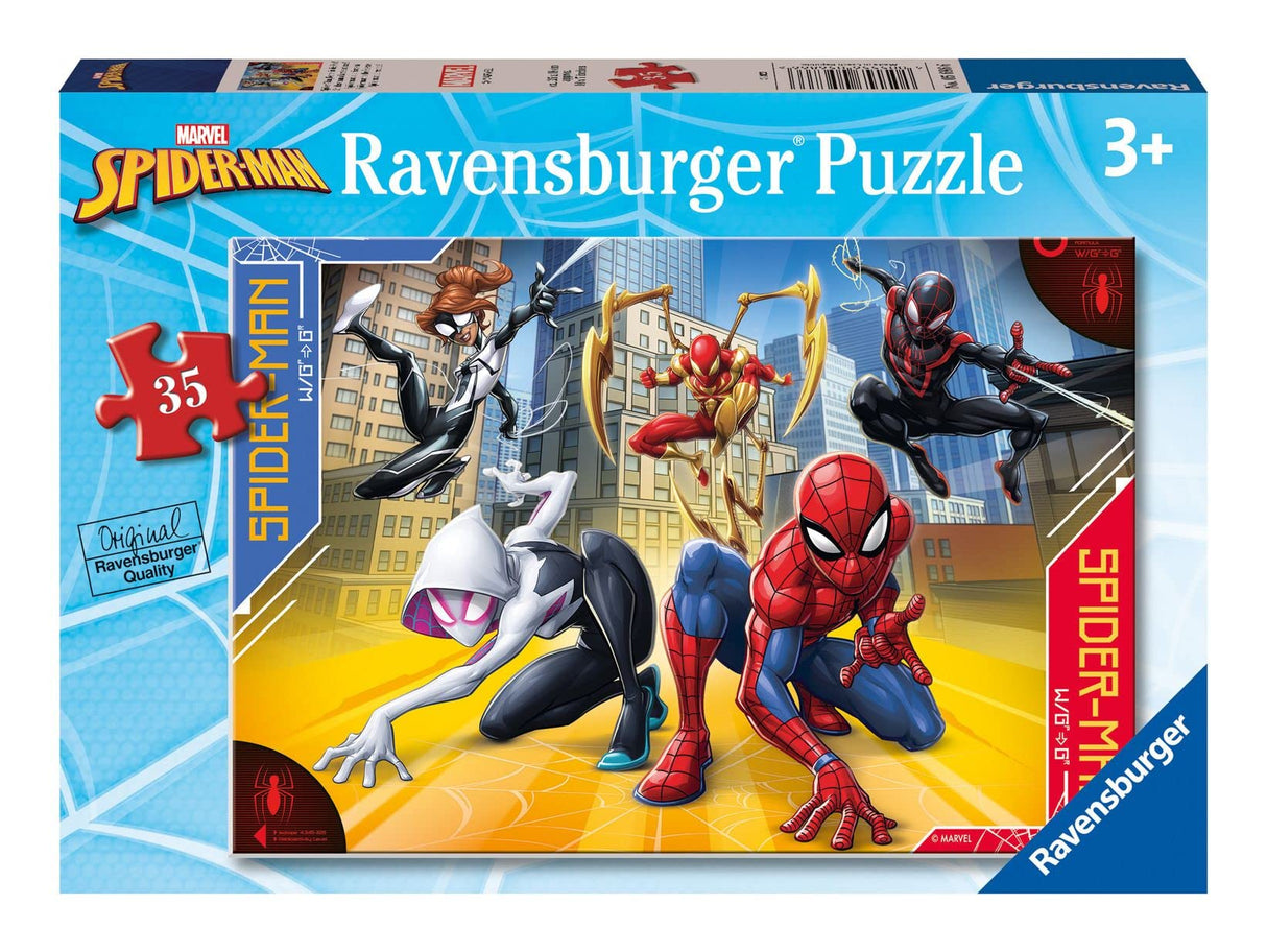 Ravensburger - Spiderman Puzzle, Collection 35 pieces, Puzzle for Children, Recommended Age 3+ Years Ravensburger