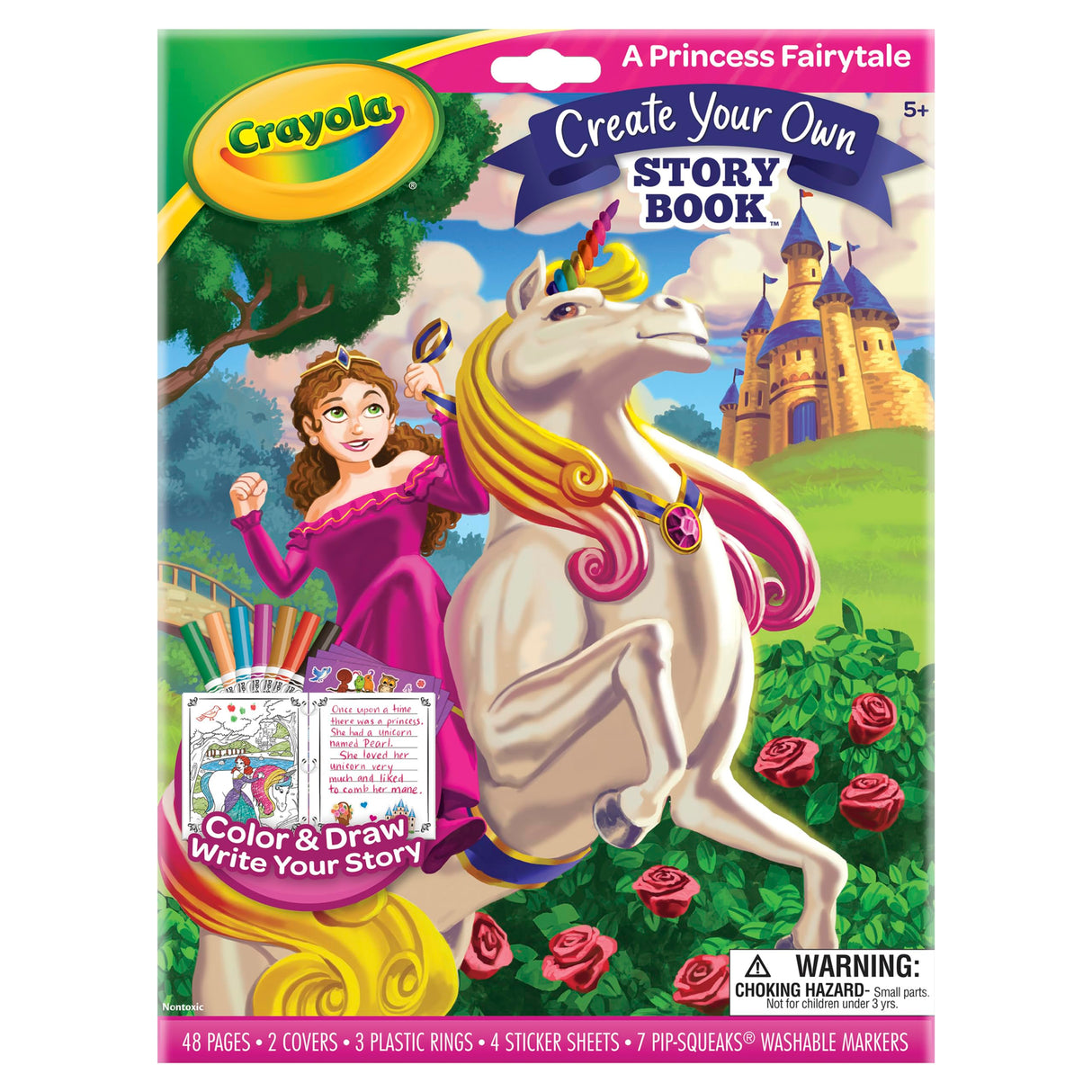 Crayola Book Making Kit for Kids, Create Your Own Fairytale Storybook, DIY Kits, Gift for Girls & Boys, Ages 6, 7, 8, 9 Crayola