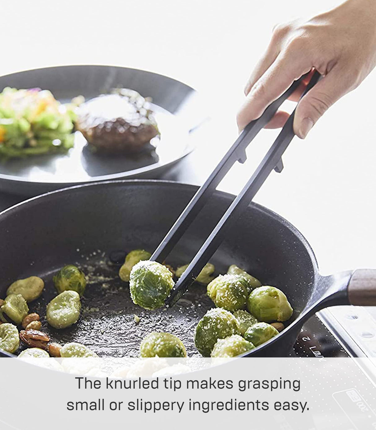 Yamazaki Home Silicone Kitchen Tongs, Silicone, No Assembly Req., Black YAMAZAKI