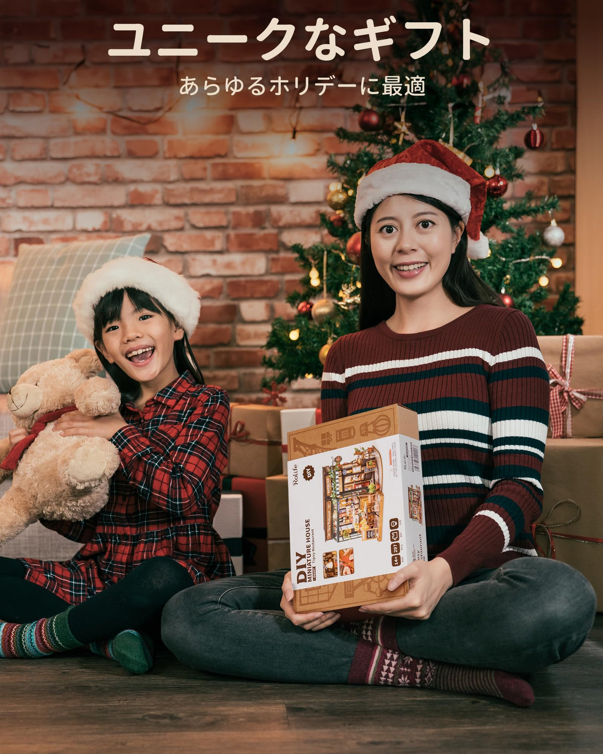 Rolife DIY Miniature House Kit for Adults, Mini Wooden Dollhouse Kit, Bakery Tiny House Diorama Building Kits-Birthday Christmas Craft Hobbies Gift for Teens Kids (Tipsy Restaurant) Rolife