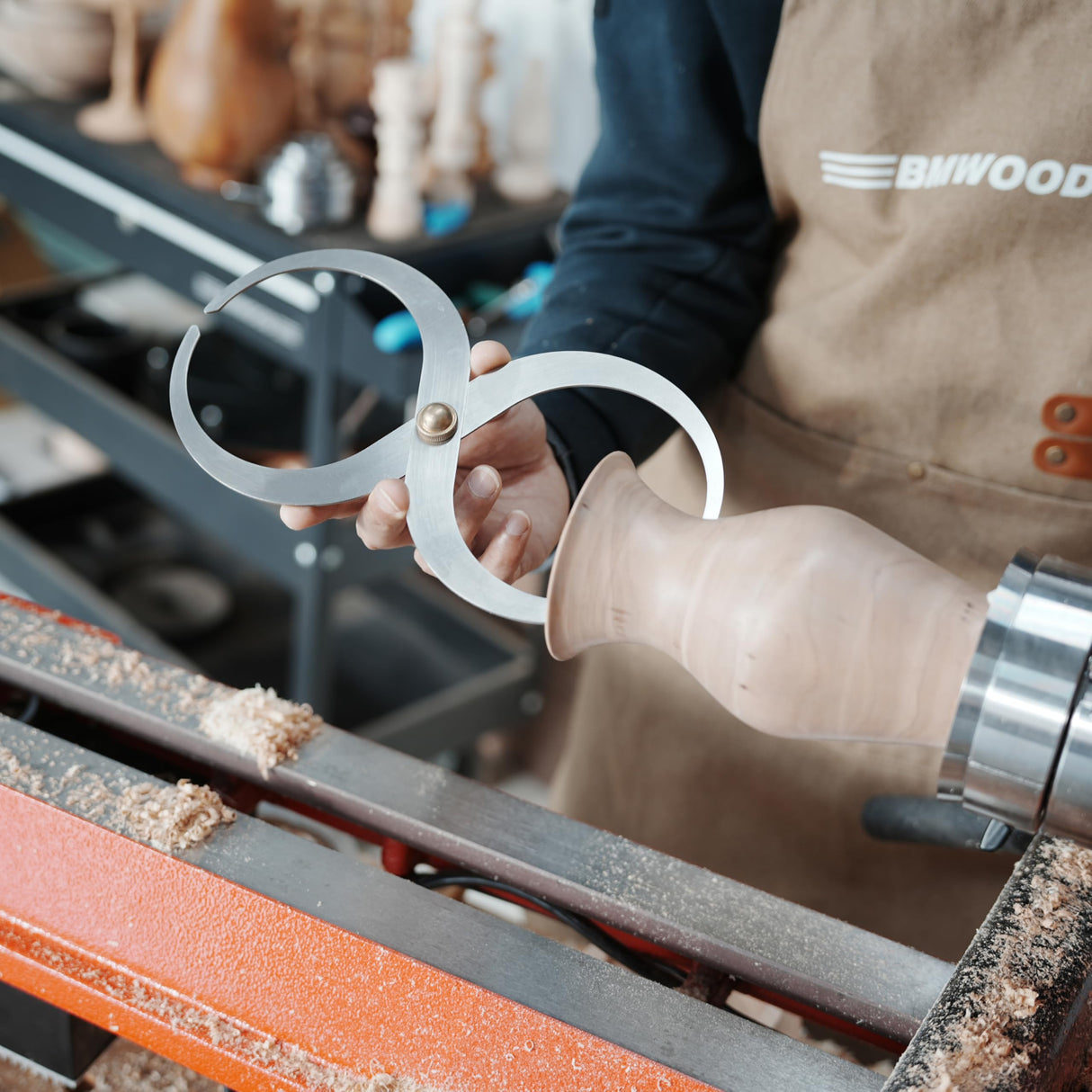 BMWOOD DEC240 Woodturning Double Ended Bowl Calipers Stainless Steel, Woodworking Caliper Tools. BMWOOD