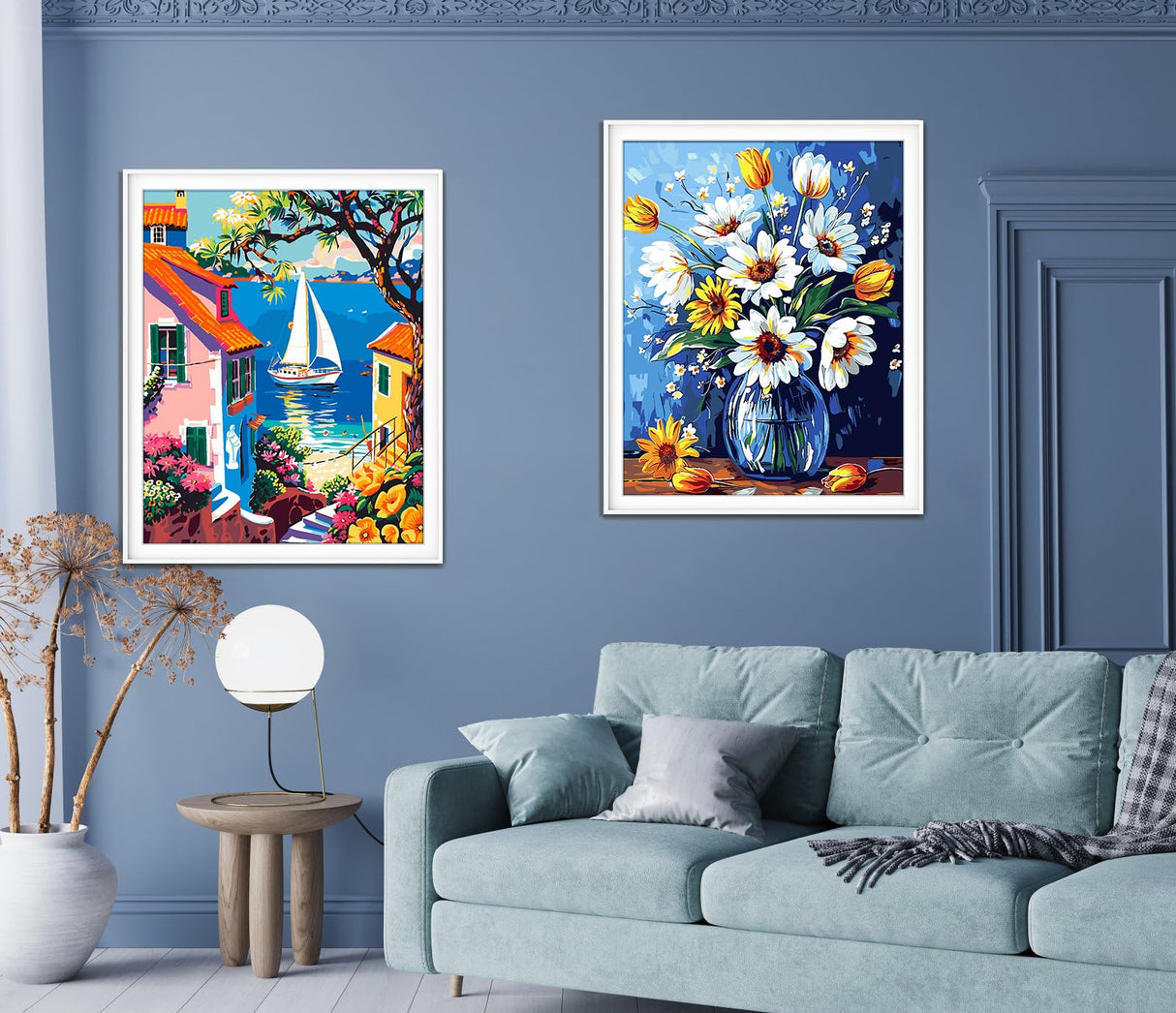 ZTOTZ Sunflower Paint by Numbers kit for Adults, Sunflower Paint by Numbers Adults Canvas Without Frame, DIY Flower Painting by Numbers for Gift Home Wall Decor(16x20inch) ZTOTZ