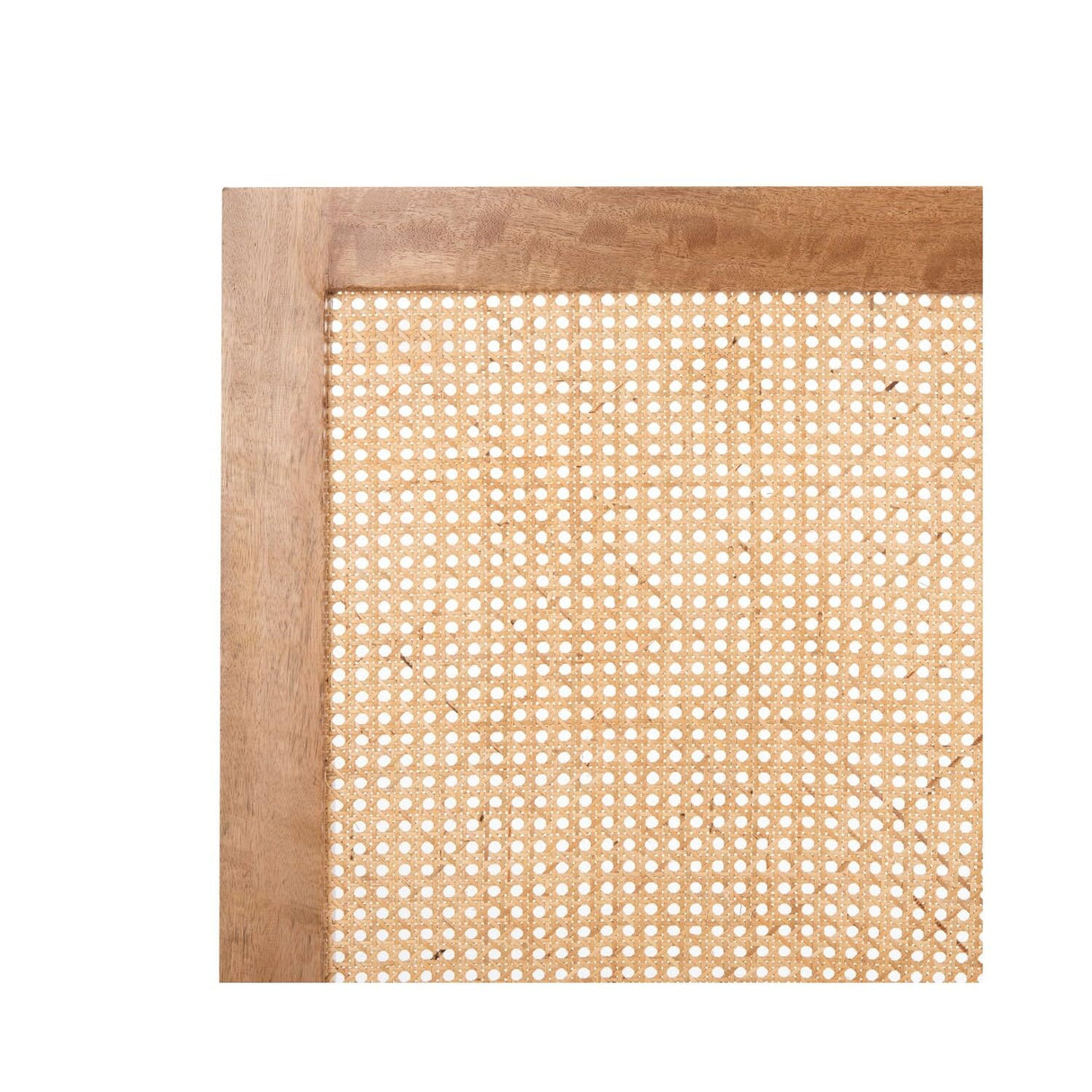 SAFAVIEH Home Collection Vienna Natural Cane Twin Headboard Platform, Single SAFAVIEH