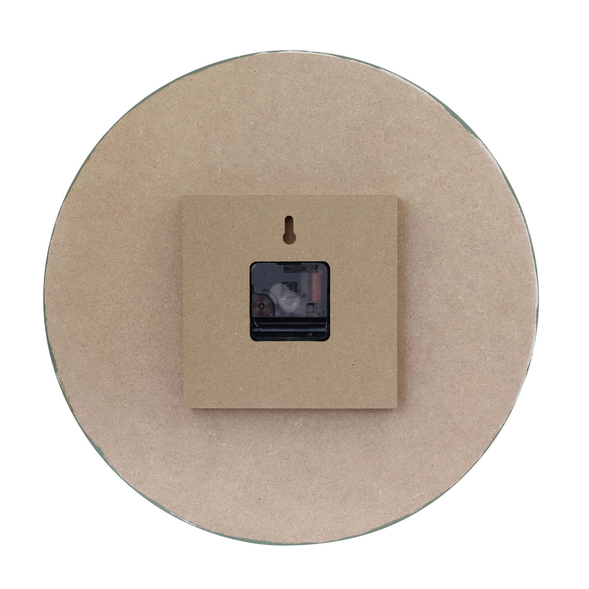 Stonebriar Vintage Farmhouse Wooden 14 Inch Round Battery Operated Hanging Wall Clock Stonebriar