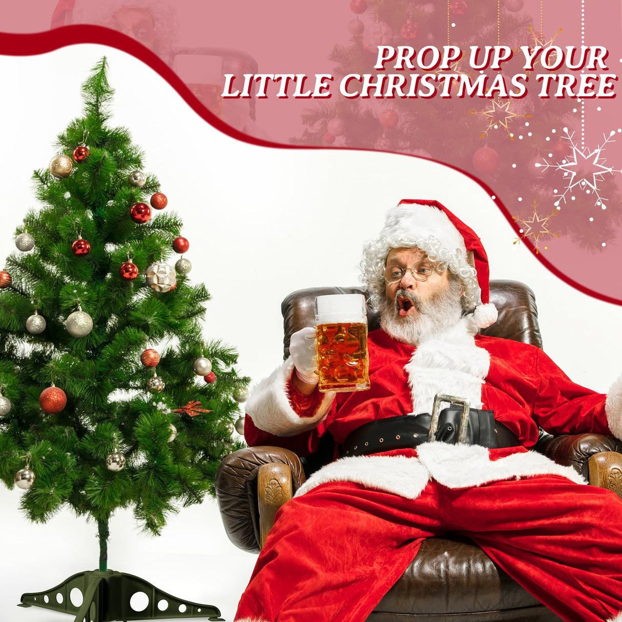 Pangda Christmas Tree Stand Plastic Christmas Tree Legs Replacement Artificial Xmas Tree Base Artificial Tree Replacement Stand Plastic Base Stand Holder for Xmas Trees 0.75 in Diameter (Green) Pangda