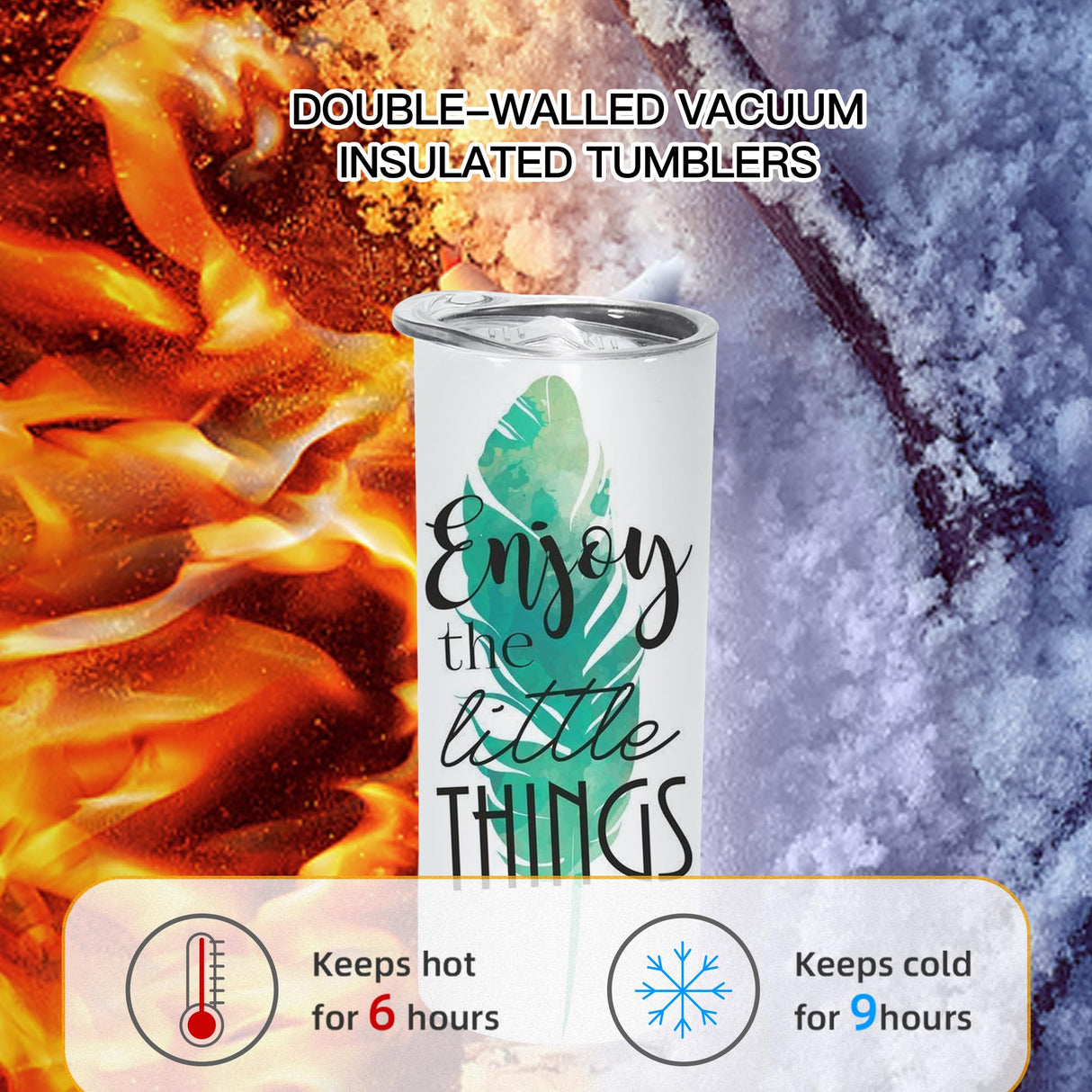 AGH 15OZ 25Pack Blanks Sublimation Straight Skinny Tumblers with Lids and Straws, Reusable Stainless Steel Insulated Water Bottle, Double Wall Vacuum Sublimation Travel Mug Cup For Coffee And Juice AGH