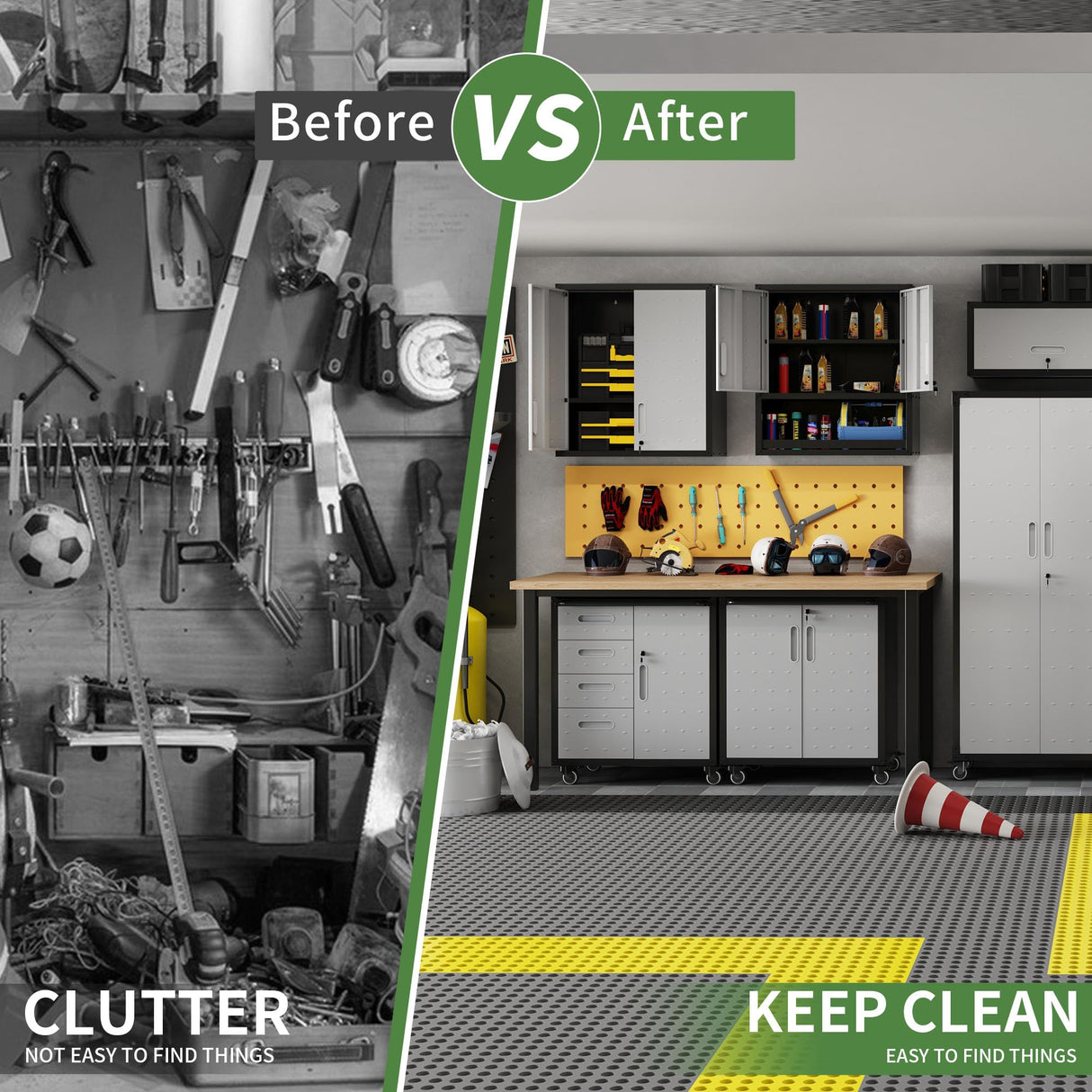 OPTYMIRA Metal Mobile Tool Storage Cabinet with Wheels,Heavy Duty Rolling Tool Cabinets for Garage,Metal Storage Cabinets with 2 Locking Doors and 1 Drawer,Assembly Required OPTYMIRA