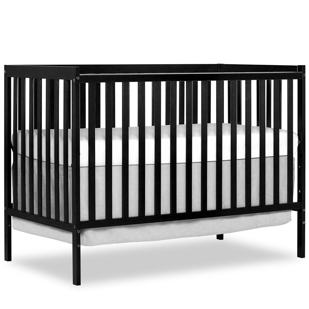 Dream On Me Synergy 5-In-1 Convertible Crib In Black, Greenguard Gold Certified Dream On Me