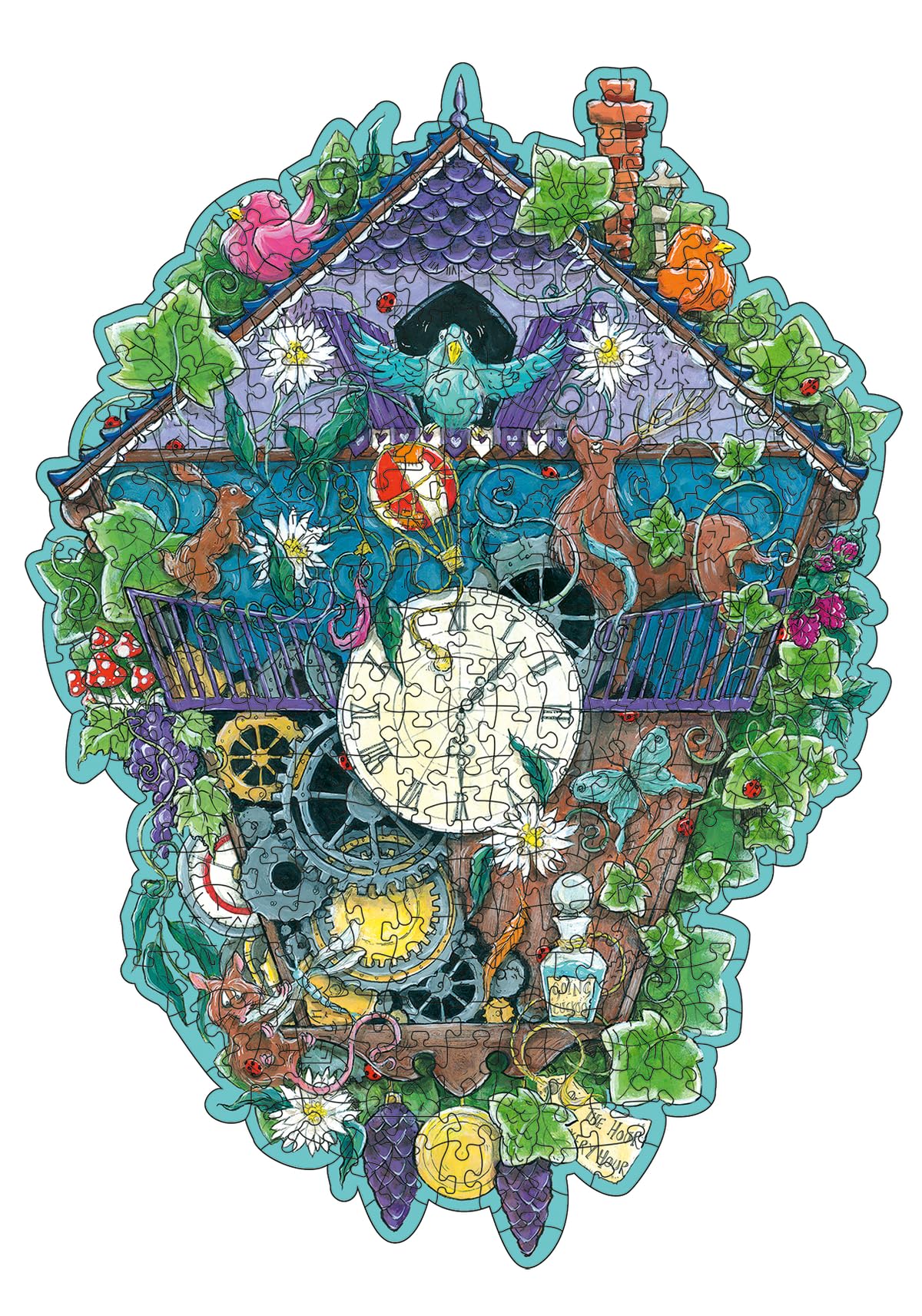 Ravensburger Cuckoo Clock Wooden Jigsaw Puzzle for Adults - Every Piece is Unique, Softclick Technology Means Pieces Fit Together Perfectly Ravensburger