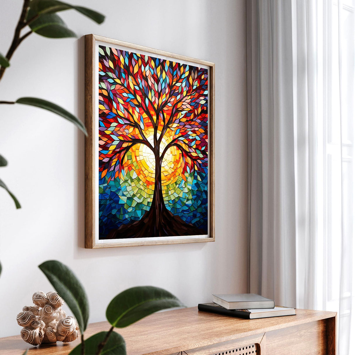 SKRYUIE Paint by Numbers Kits for Adults Tree, Acrylic Botany Oil Paint by Numbers for Adults Beginner Canvas with Brushes Paintwork Art Crafts for Home Decor 16x20 inch n8 SKRYUIE