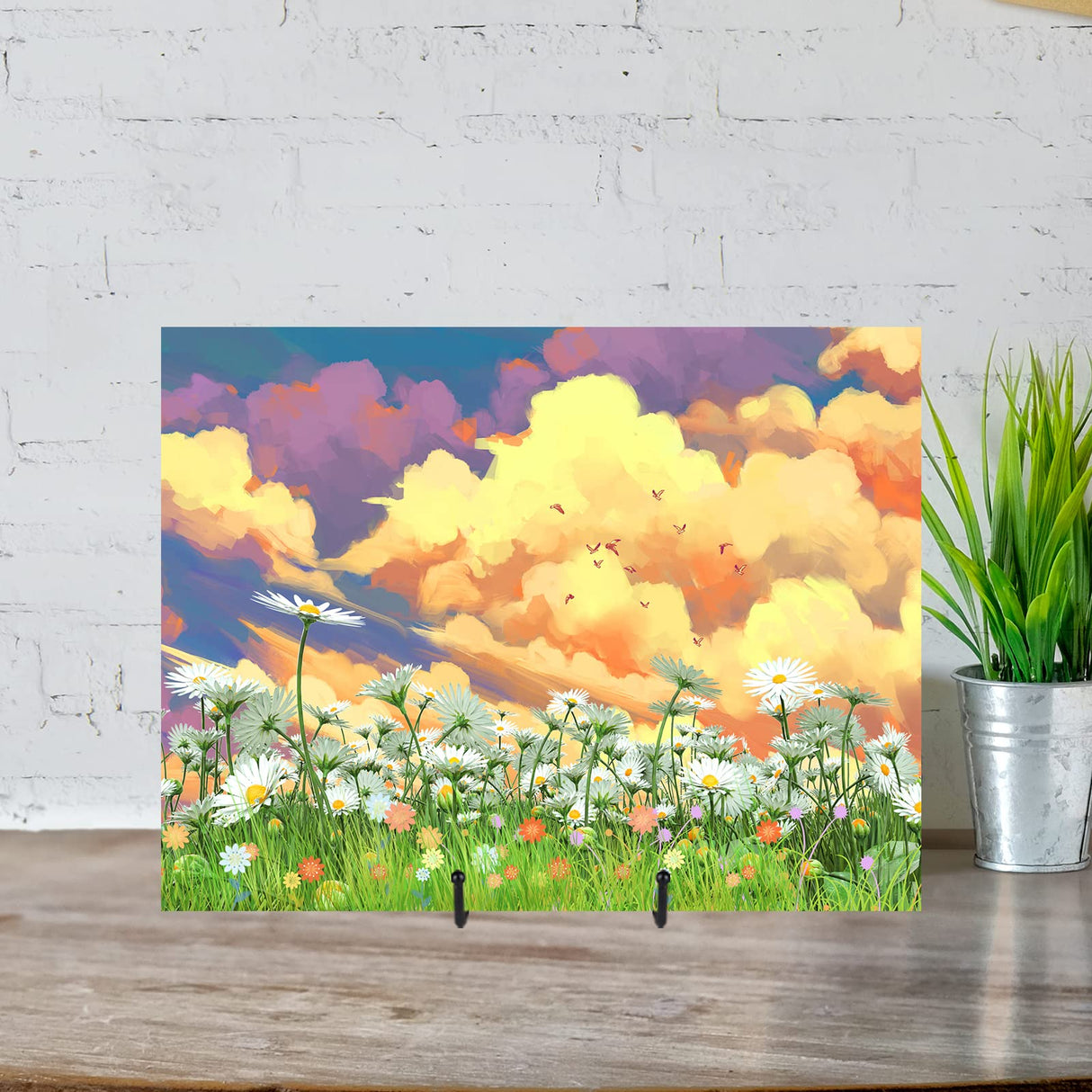 IBosins 5 Pack 6 Inch Plate Holder Display Stands, Metal Black Frame Stand for Picture, Book, Photo Easel, Creation, Collectibles IBosins