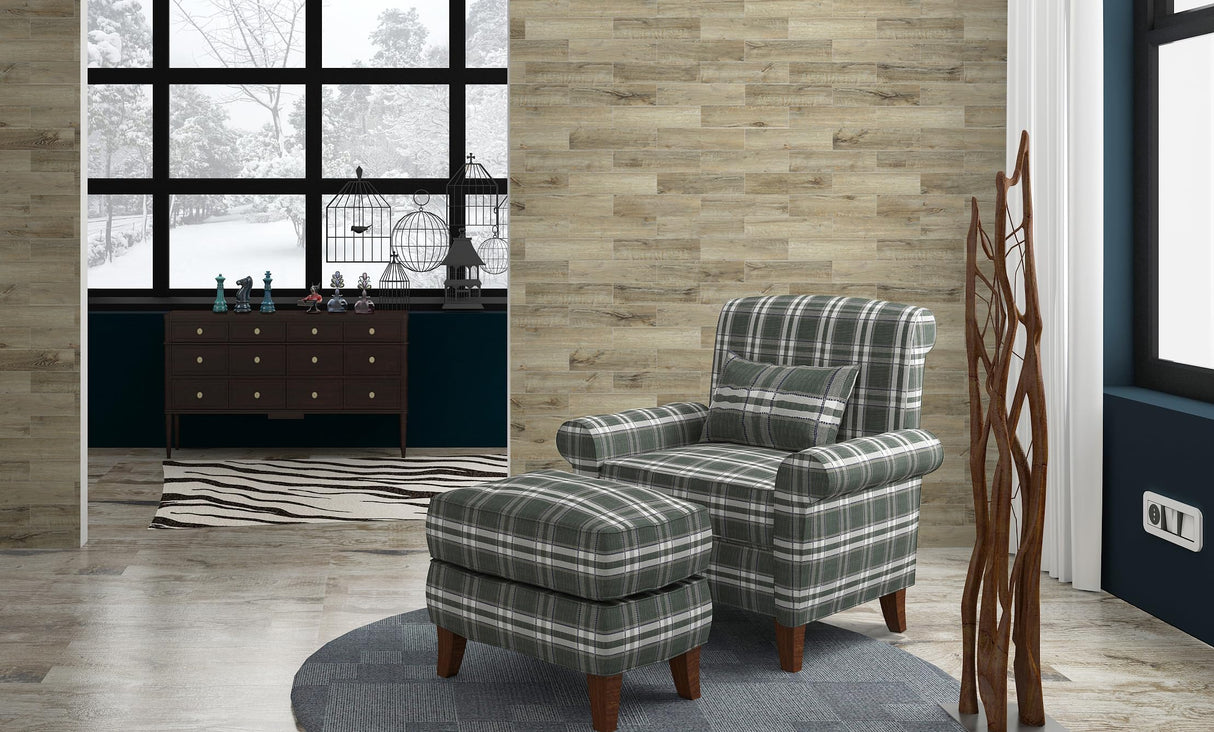 W&S 24 PCS Caesious Grey Peel and Stick Wood Panels for Walls, Stick on Wood Look Tile for RV,Living Room,Accent Wall,Faux Wood Paneling for Kitchen Backsplash,Self Adhesive Wall Planks W&S WOOD & STONE