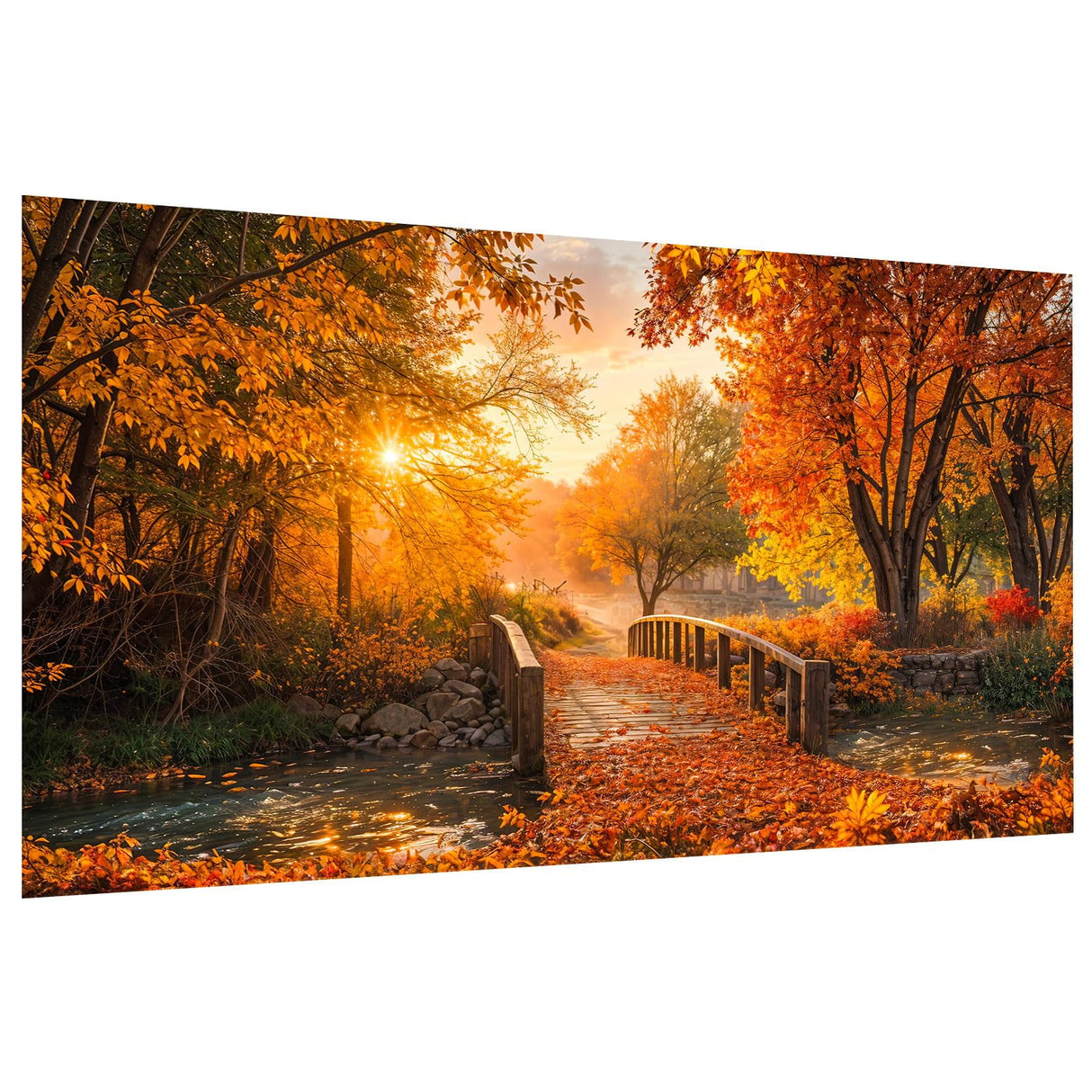 ATDMS Large Diamond Art Kits for Adults - DIY 5D Landscape Diamond Painting Kits for Adults,Full Drill Forest Diamond Painting, Sunset Gem Art Kits for Home Wall Decor 27.5x15.7 Inch ATDMS