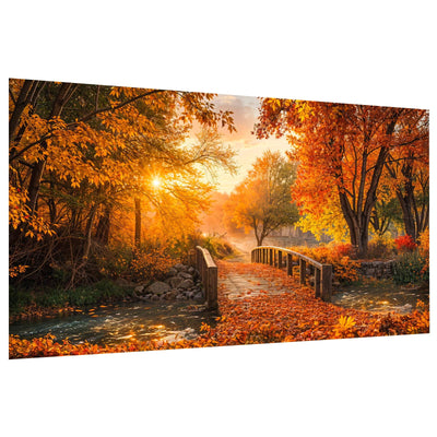 ATDMS Large Diamond Art Kits for Adults - DIY 5D Landscape Diamond Painting Kits for Adults,Full Drill Forest Diamond Painting, Sunset Gem Art Kits for Home Wall Decor 27.5x15.7 Inch