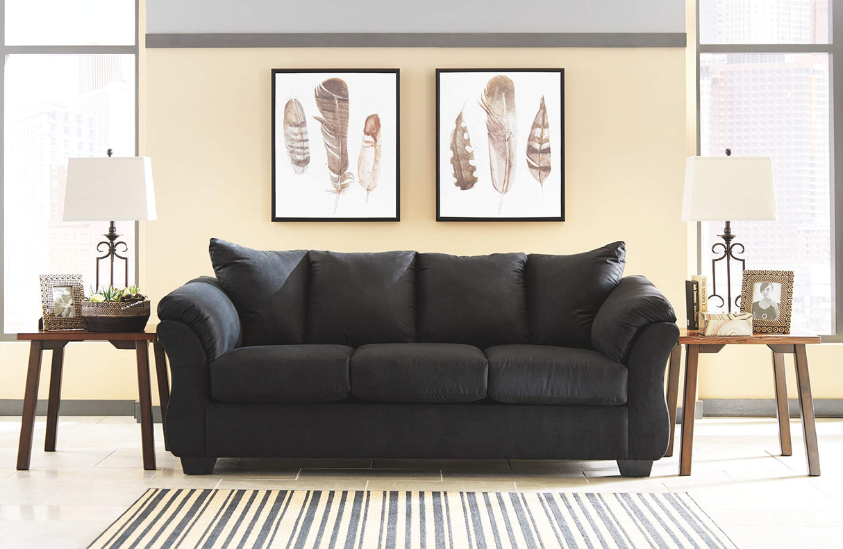 Signature Design by Ashley Darcy Classic Contemporary Sofa, Black Signature Design by Ashley