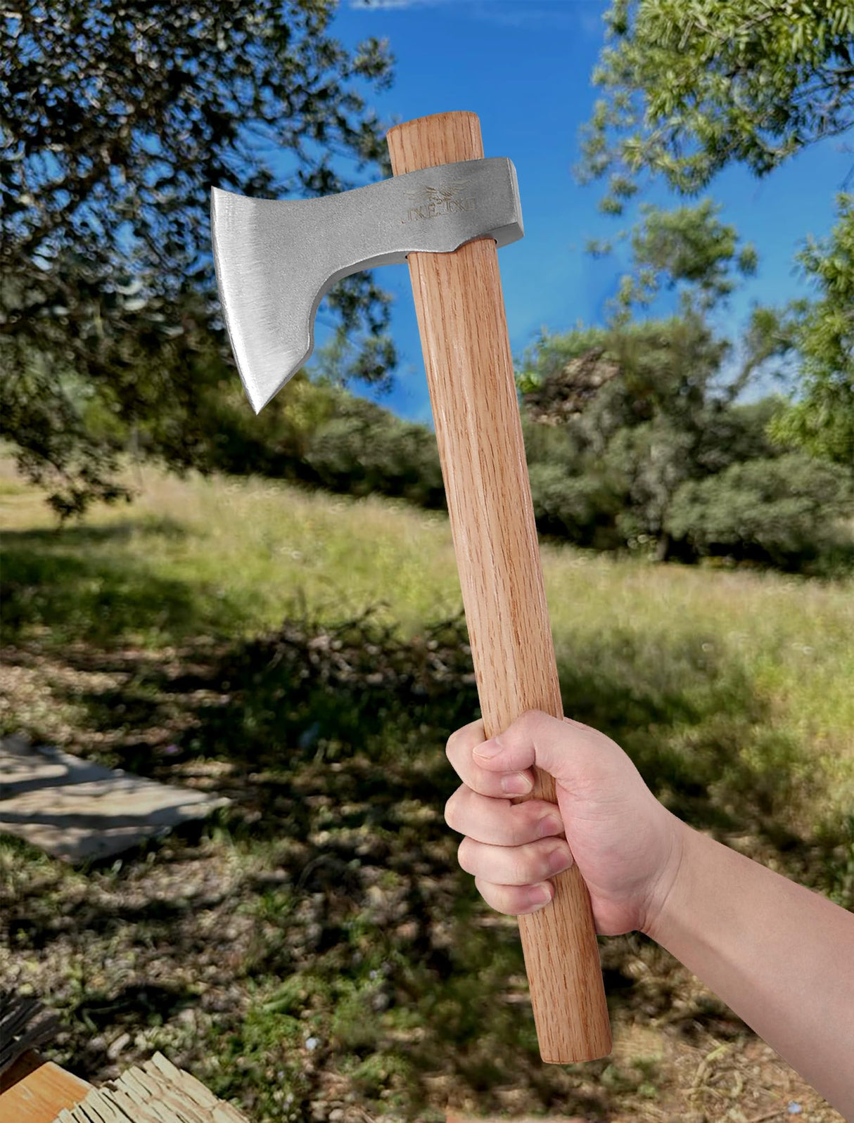 Throwing Tomahawks 3Pack - 16.5" Beech Handle - Forged Axes for Throwing and Outdoor Adventures JXE JXO