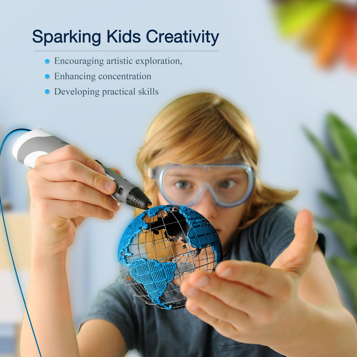 imfulodo 3D Printing Pen Filament - PLA Refills for 3D Print, 20 Bundles, 20 Colors, 16 Feet Each - Ideal for Art, Crafts, Doodler to Create - is Great Birthday and Christmas Gifts for Kids imfulodo