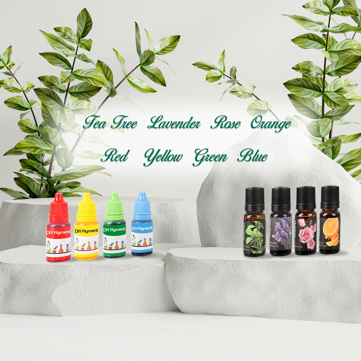 EDSRDRUS Soap Making Kit for Adults & Kids - Soap Making Supplies with 2lbs Glycerin Soap Base, Silicone Molds, Dried Petals, Fragrance Oils, Pigments & More - Fun, Easy, Creative DIY Craft Kits EDSRDRUS