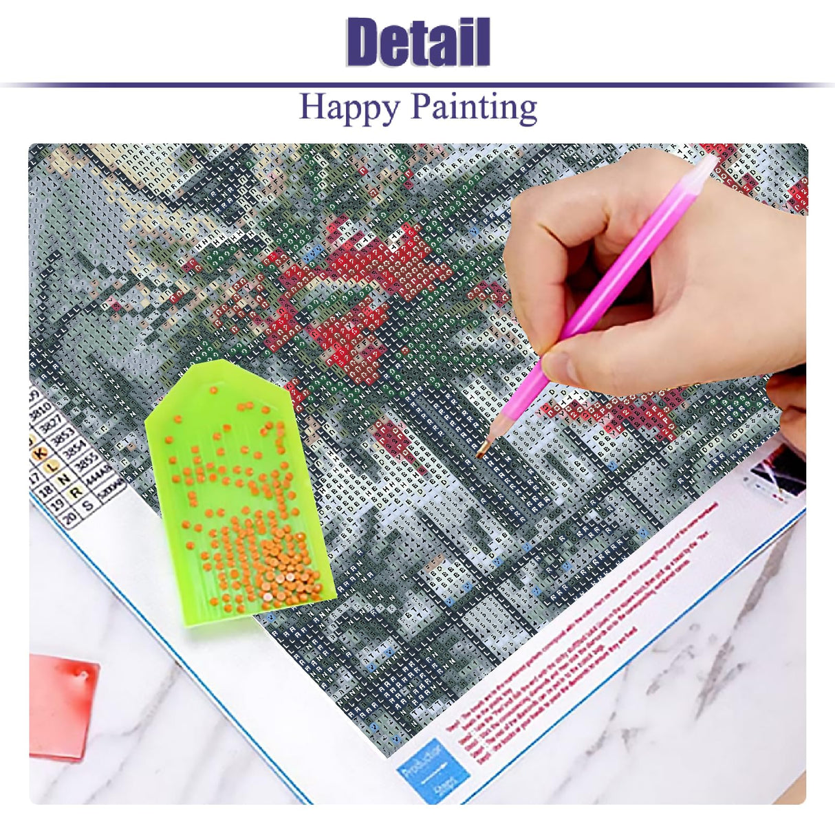 mjcakrn Christmas Diamond Art Kits for Adults - Cardinal Birds Diamond Painting Kits for Adults, 5D DIY Full Round Drill Paint with Diamonds Dots Gem Art Crafts Kits for Home Decor Gift 14x14inch mjcakrn