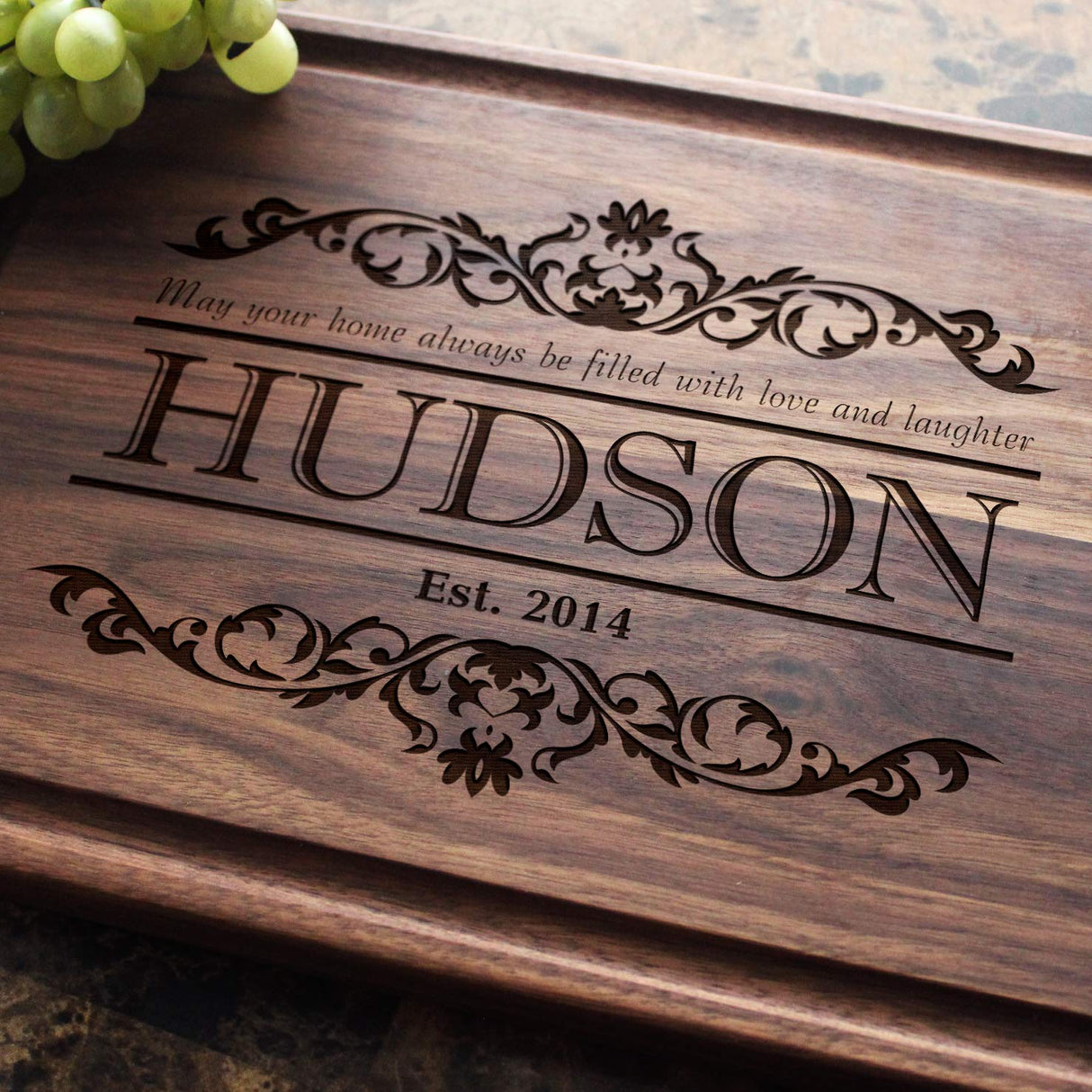 Straga Personalized Cutting Boards | Handmade Wood Engraved Charcuterie | Custom Housewarming, Home Purchase Gift for Homeowners, Real Estate Agents Straga
