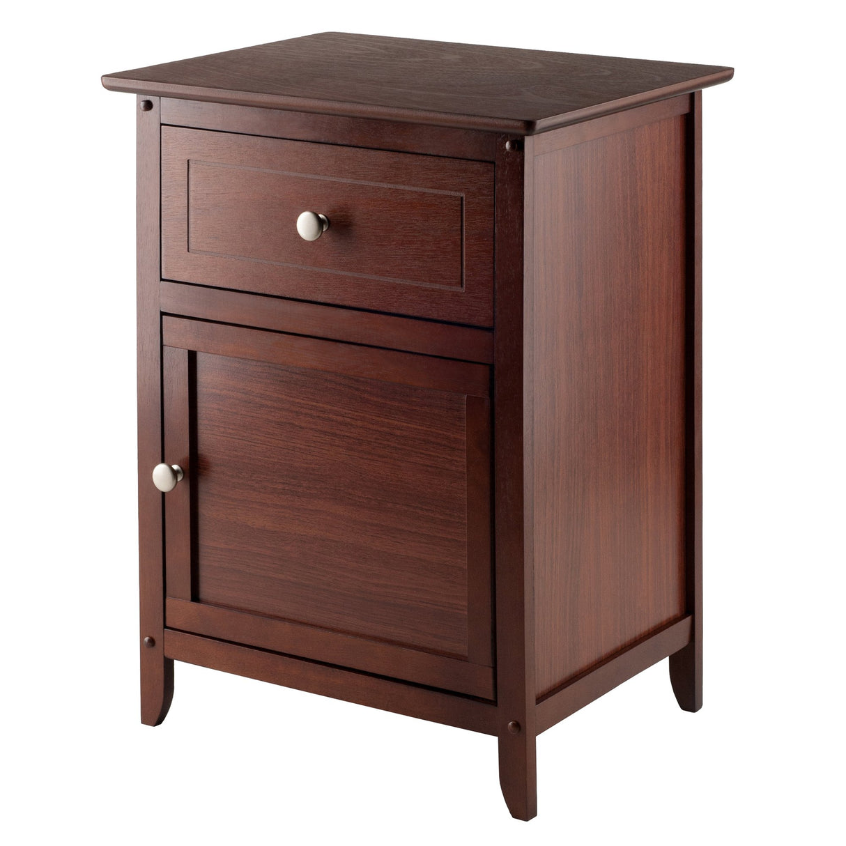 Winsome Wood Eugene Accent Table, Walnut, FURNITURE Winsome