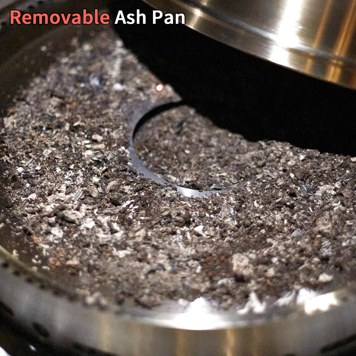 SURESTOVE Large Smokeless Fire Pit 26" with Stand Wood Burning Stainless Steel Outside Firepits for Outdoor Backyard Patio Garden Picnic Camping Bonfire SURESTOVE