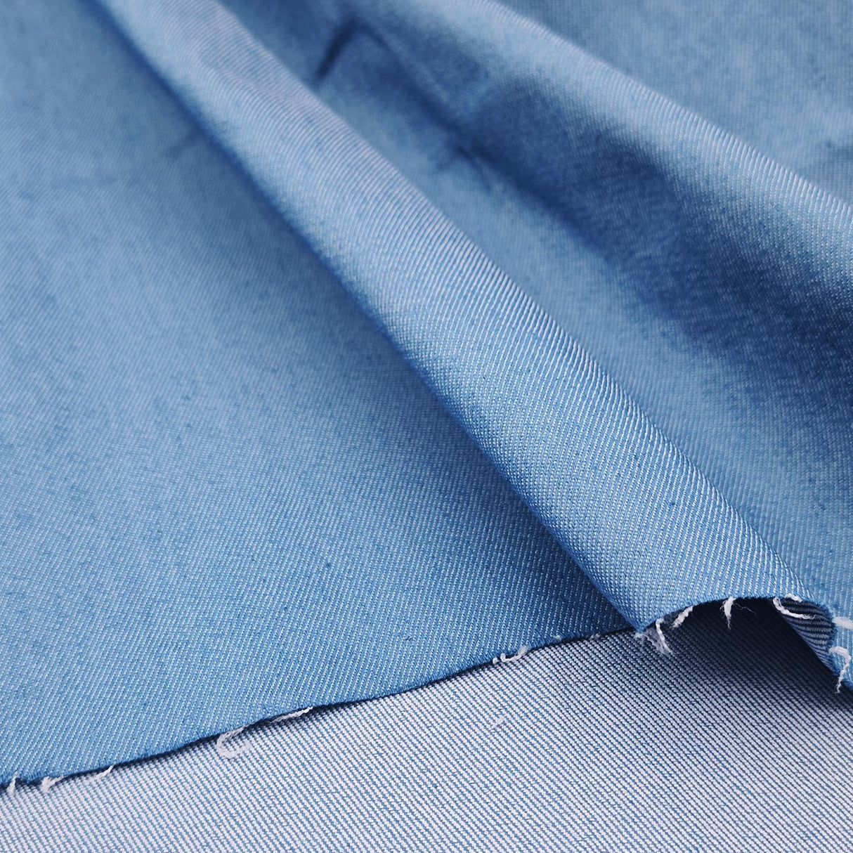 5 Yard 40 oz Sky Blue Denim Fabric for Sewing, Crafting Stylish Denim Fabric by The Yard Jean Material Sky Blue Jean Fabric (60''x180'') VoizVony